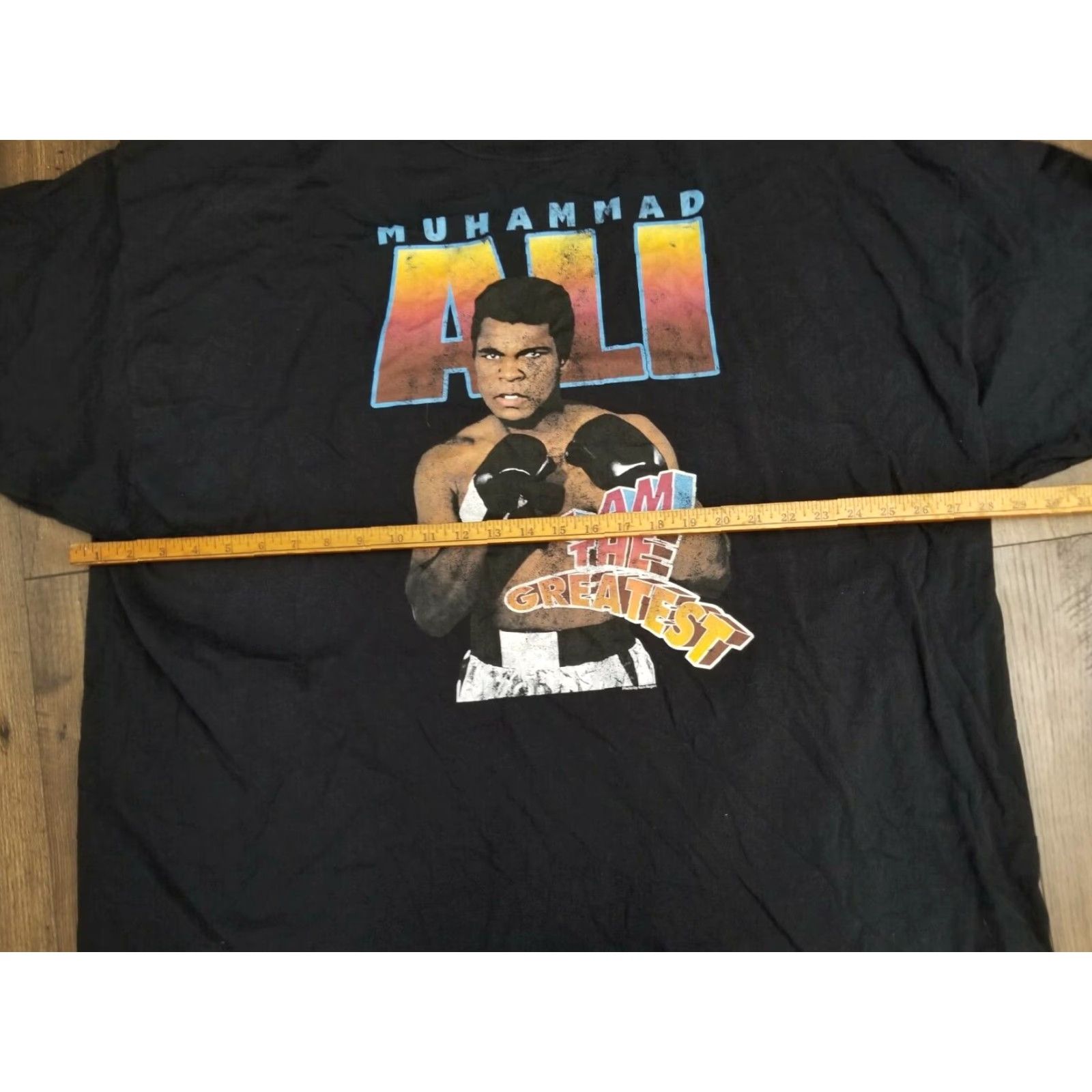 Vintage MUHAMMAD ALI I Am The Greatest Men's Short Sleeve T-Shirt Black 5XL Size US XXL / EU 58 / 5 - 4 Thumbnail
