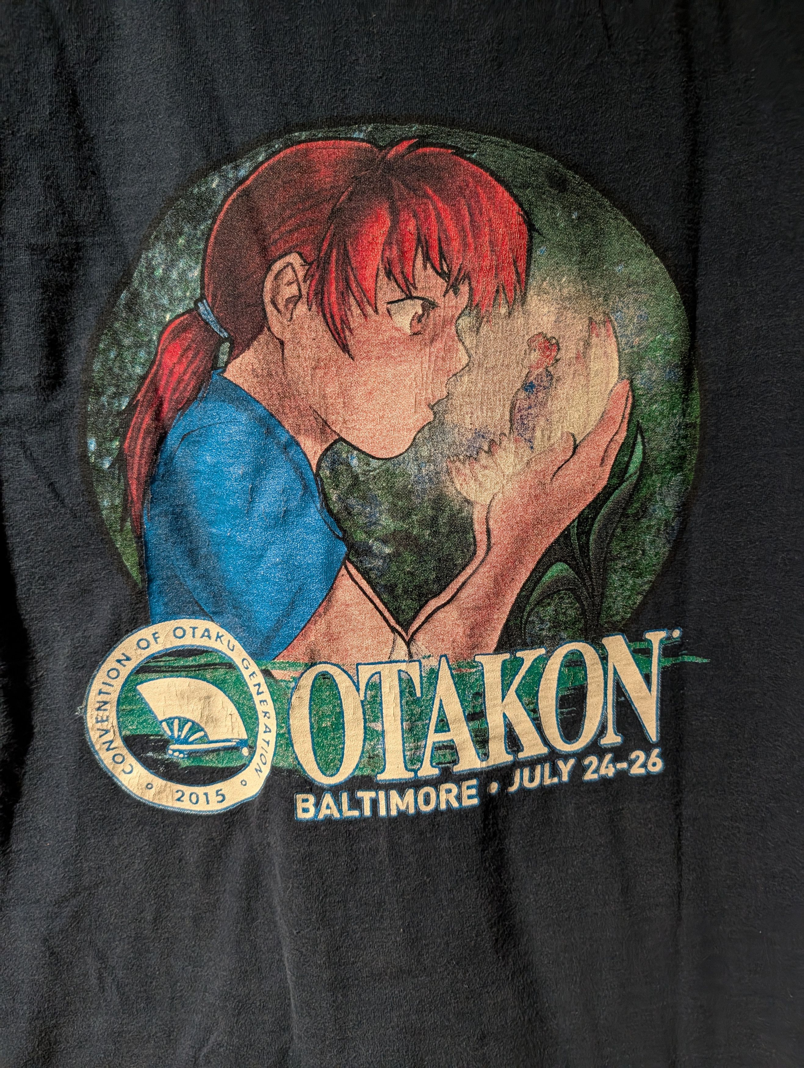 Hanes Vintage 2015 Otakon Anime Convention of Otaku T-Shirt Size US XL / EU 56 / 4 - 2 Thumbnail