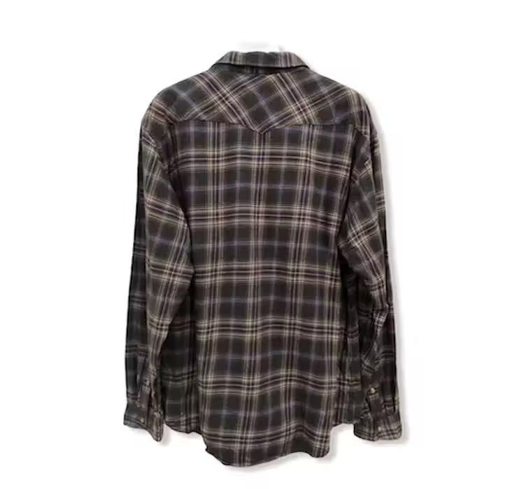 Flannel × Japanese Brand Japanese Brand inspire Plaid Tartan Flannel Shirt 👕 Size US M / EU 48-50 / 2 - 2 Thumbnail