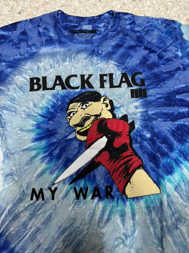Band Tees Black Flag dye tee shirts Size US L / EU 52-54 / 3 - 2 Thumbnail