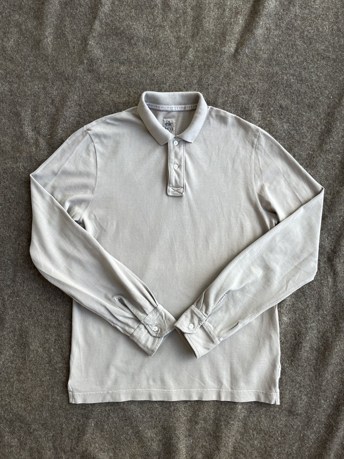 Eleventy Eleventy Polo Long Sleeve T-Shirt Size US M / EU 48-50 / 2 - 3 Thumbnail