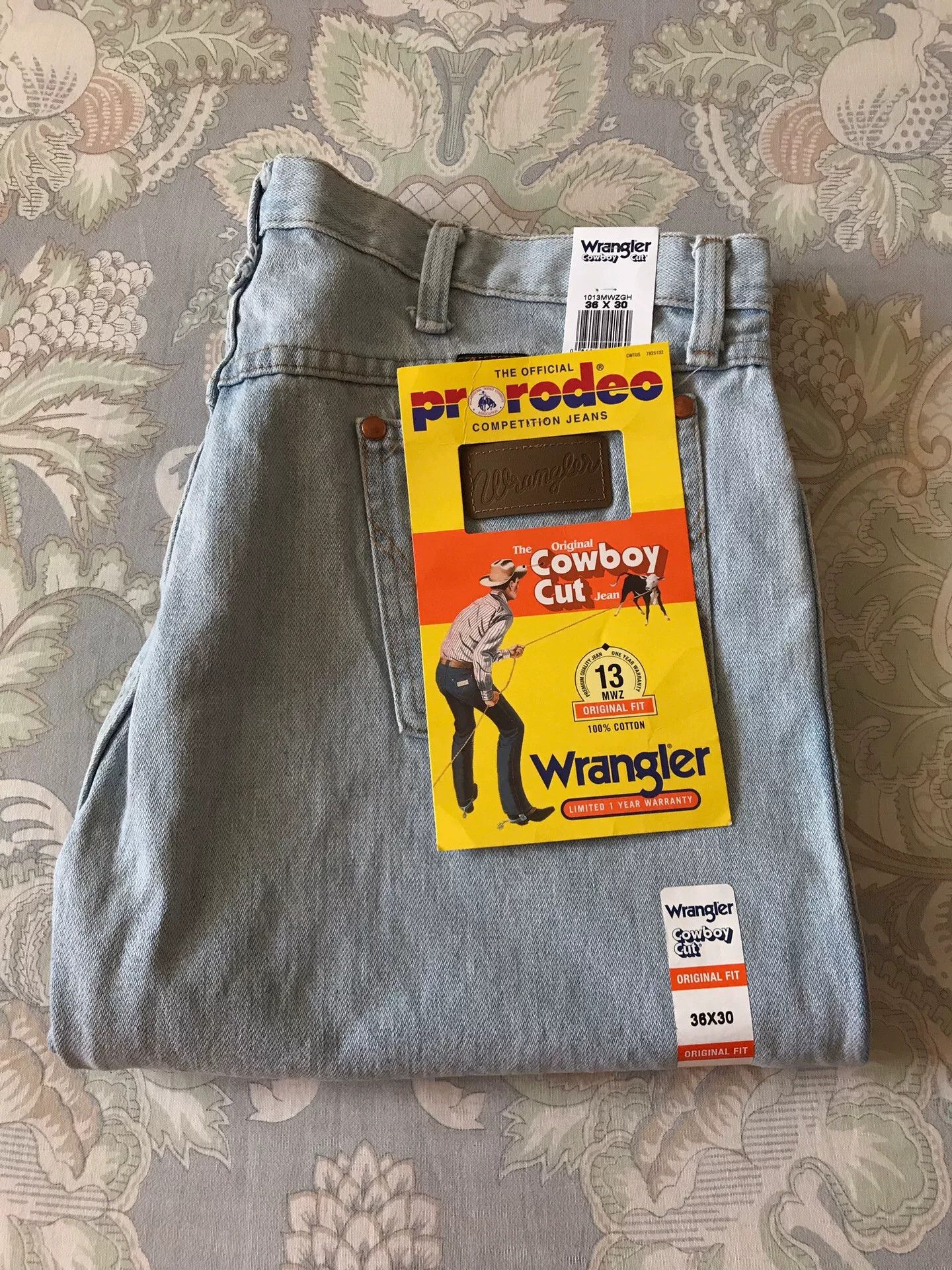 Wrangler Wrangler 13MWZ Jeans W36L30 Size US 36 / EU 52 - 1 Thumbnail
