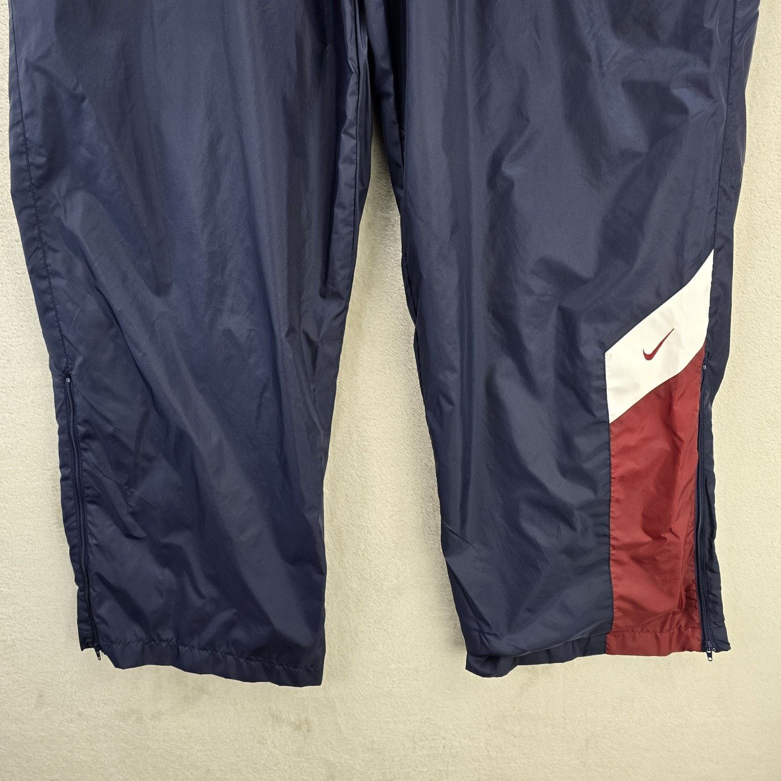 Nike Vintage Nike Windbreaker Track Pants Mens XL Blue Lined 90s Size US 34 / EU 50 - 3 Thumbnail