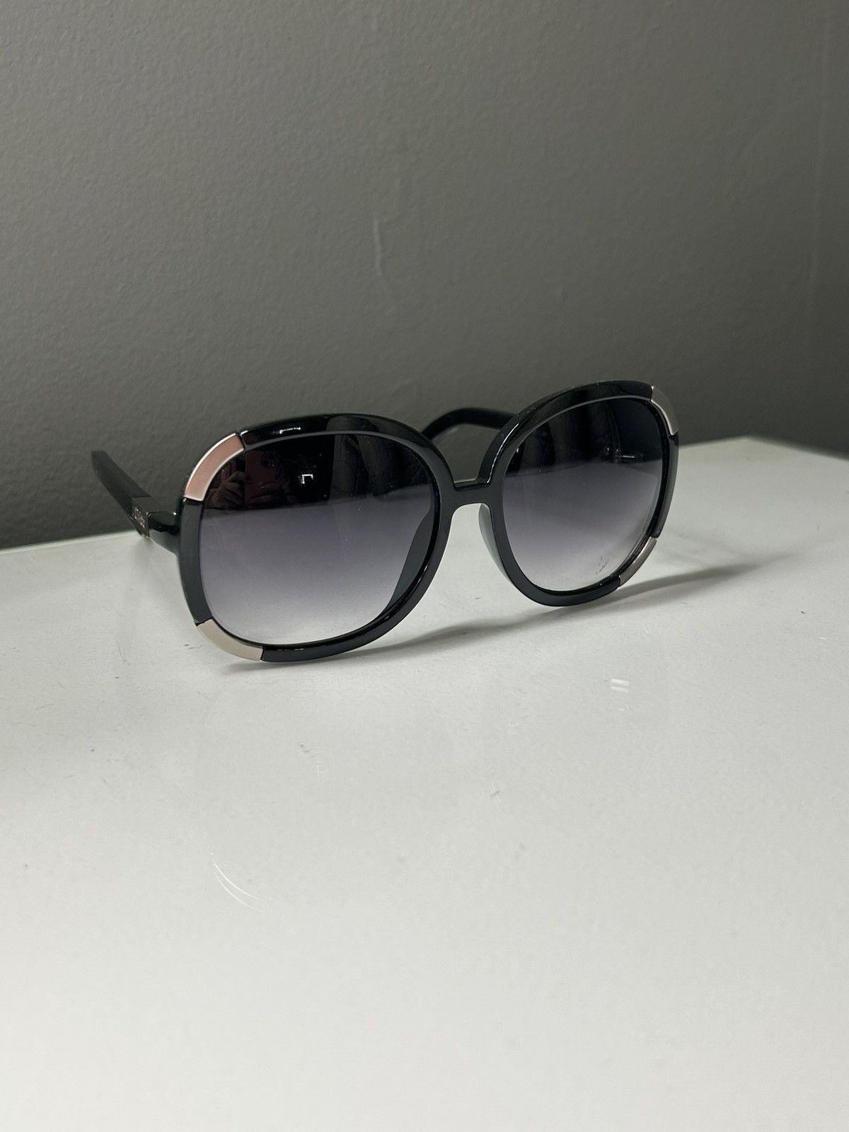 Vintage Chloe Women’s Oversized Sunglasses in Black CL2119 Chloe Vintage Chloe Women main image 2