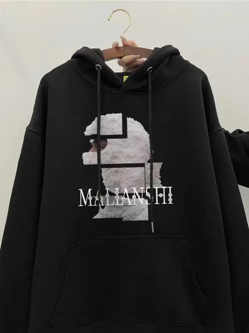 Designer Hip Hop Street Retro Loose Casual Hooded Sweatshirt Size US L / EU 52-54 / 3 - 6 Thumbnail