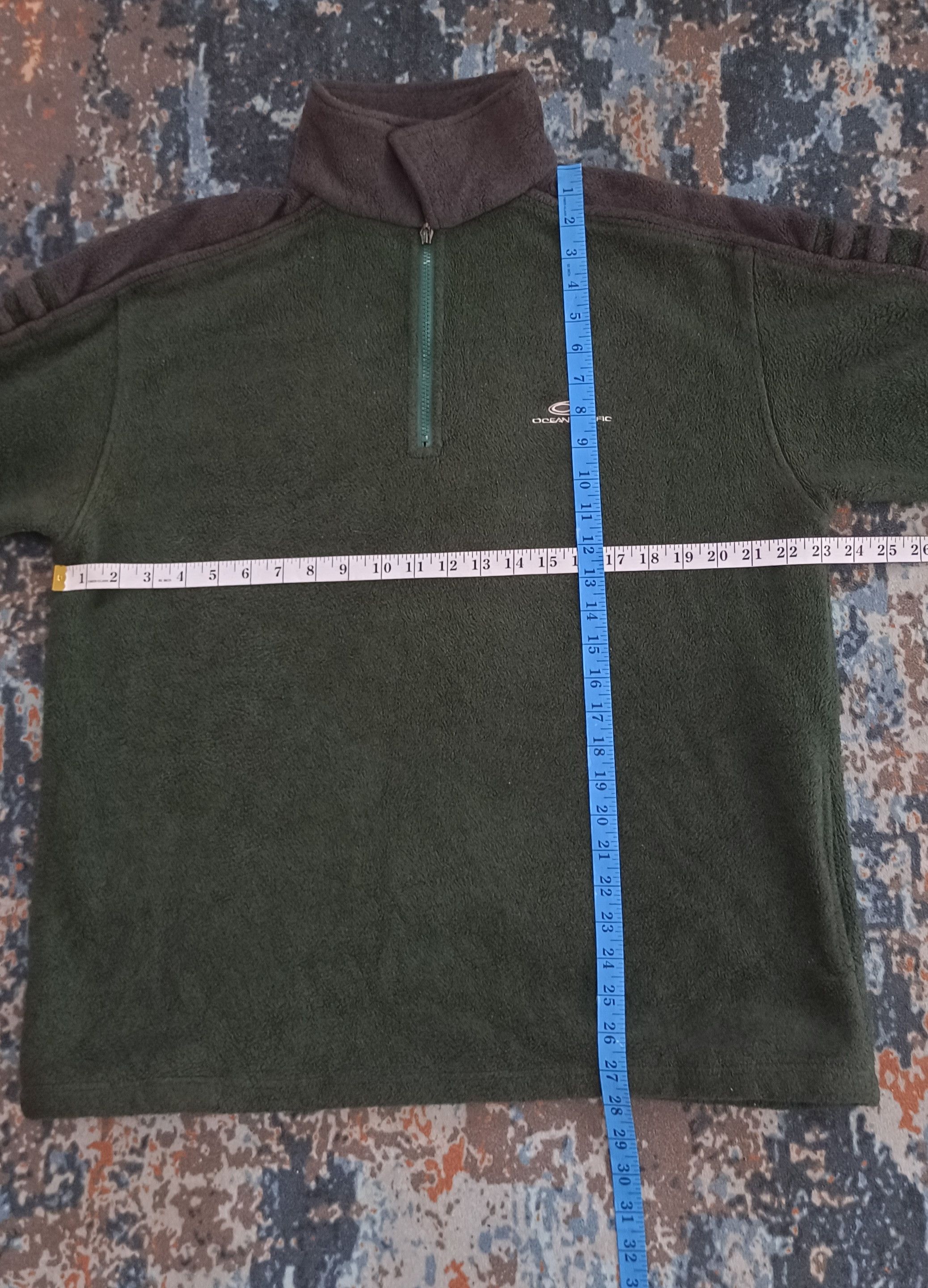 Ocean Pacific Vintage 90s Ocean Pacific Surfboard Fleece Halfzipper Jacket Size US L / EU 52-54 / 3 - 13 Thumbnail