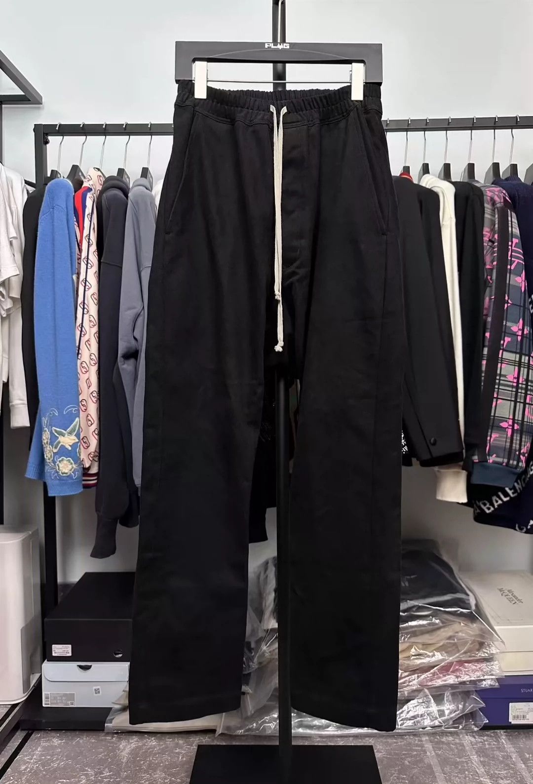Rick Owens Rick owens New hanging crotch drawstring trousers Size US 32 / EU 48 - 1 Thumbnail