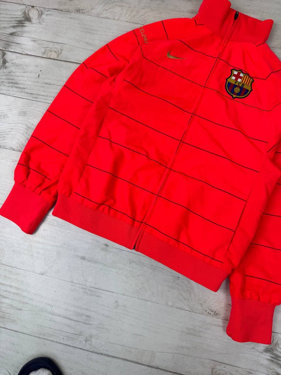 Nike Vintage Nike FC Barcelona 2009 2011 Track Jacket Soccer Size US S / EU 44-46 / 1 - 3 Thumbnail