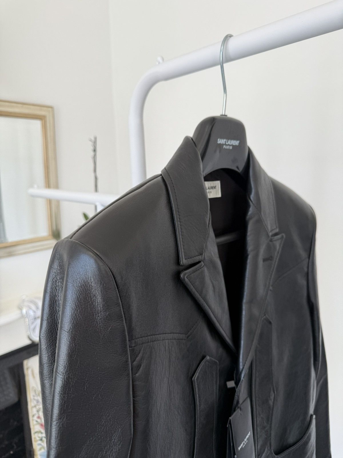 Saint Laurent Paris SS19 Saint Laurent Runway Western Leather Jacket Size US M / EU 48-50 / 2 - 5 Thumbnail