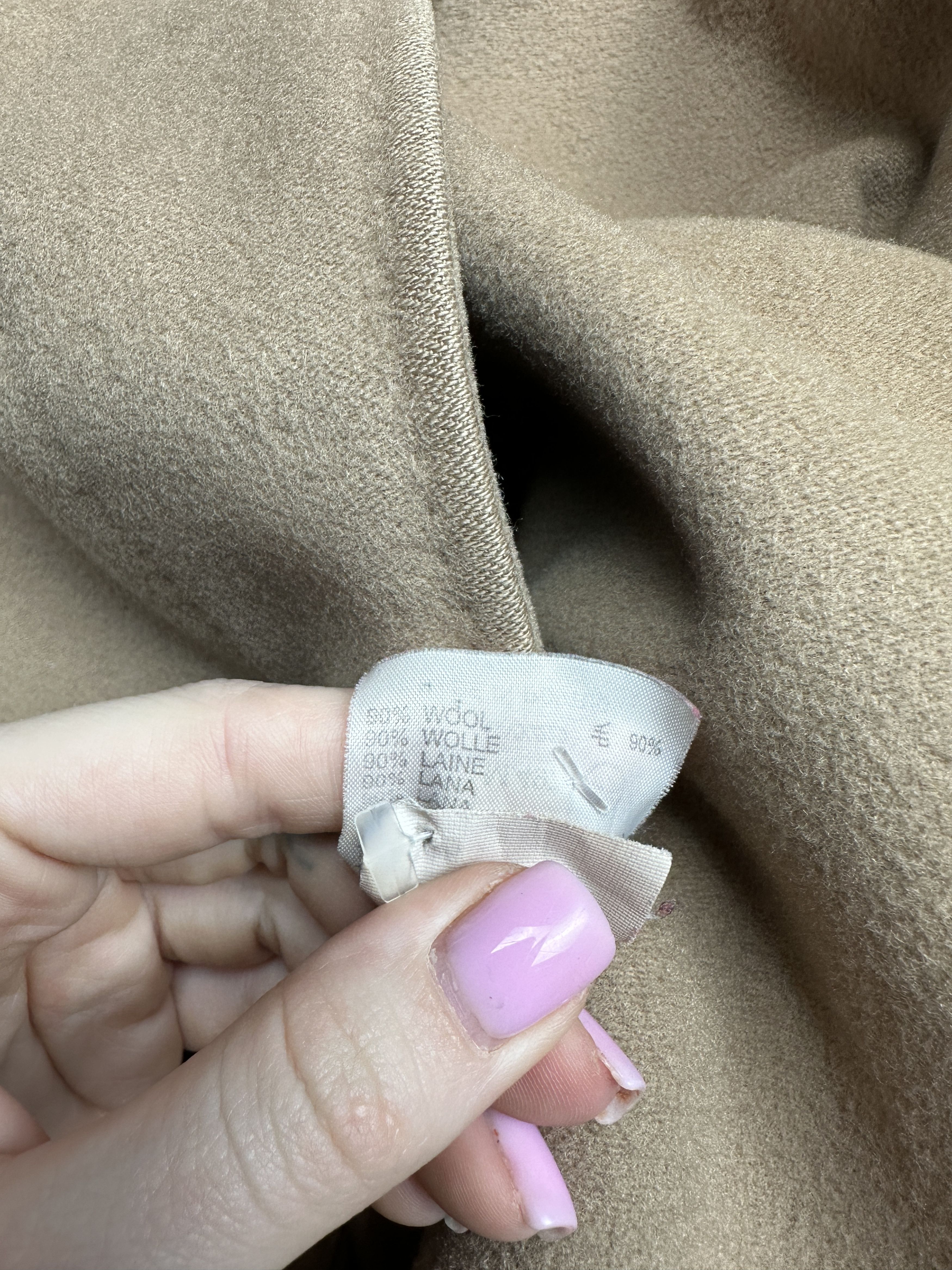 Aquascutum × Vintage Aquascutum Vintage Womens Wool Coat Jacket Size L / US 10 / IT 46 - 7 Thumbnail
