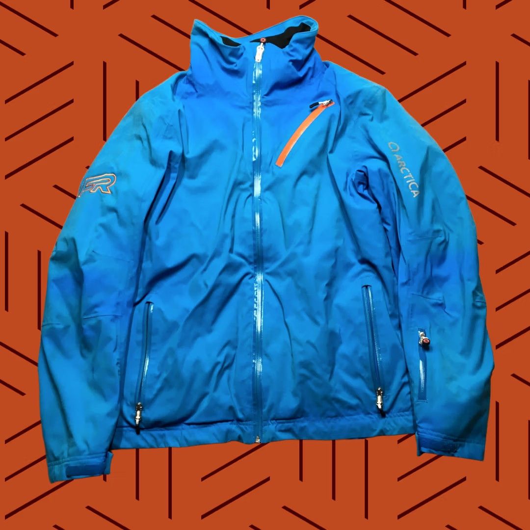 Vintage VINTAGE? No. Arctica Ski Jacket Mens L Blue Full Zip Insulated Softshell Pockets FR Logo Size US L / EU 52-54 / 3 - 1 Thumbnail