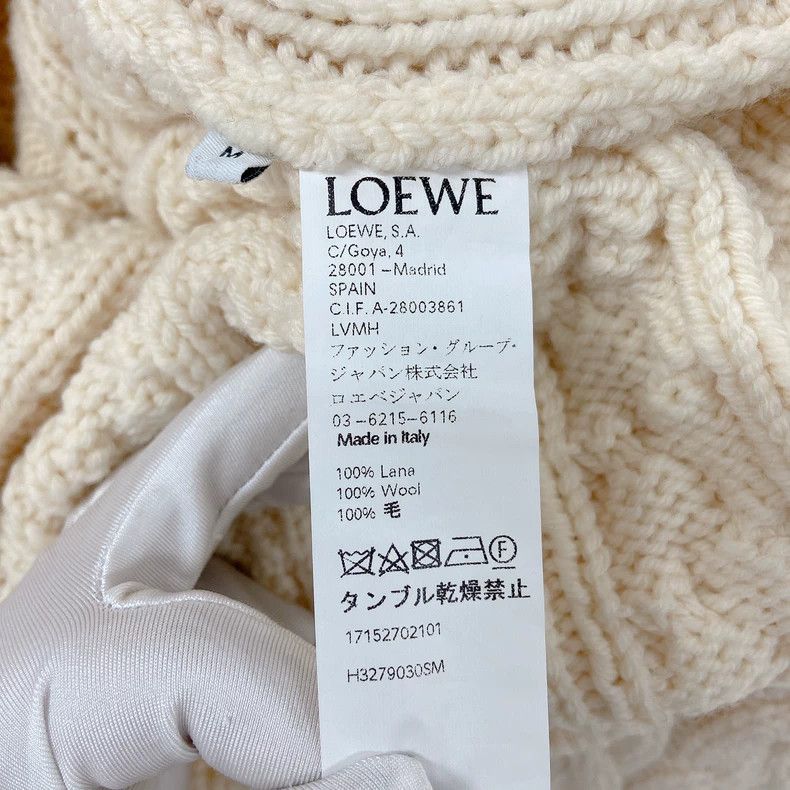 Loewe LOEWE White high collar sweater Size M / US 6-8 / IT 42-44 - 6 Thumbnail