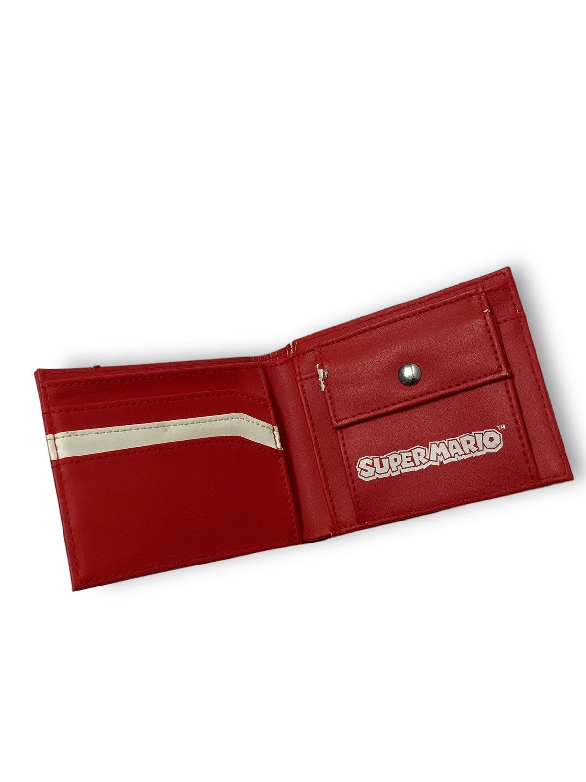 Nintendo 2018 Vintage MARIO NINTENDO Big M Logo Red Purse Wallet Size ONE SIZE - 2 Thumbnail