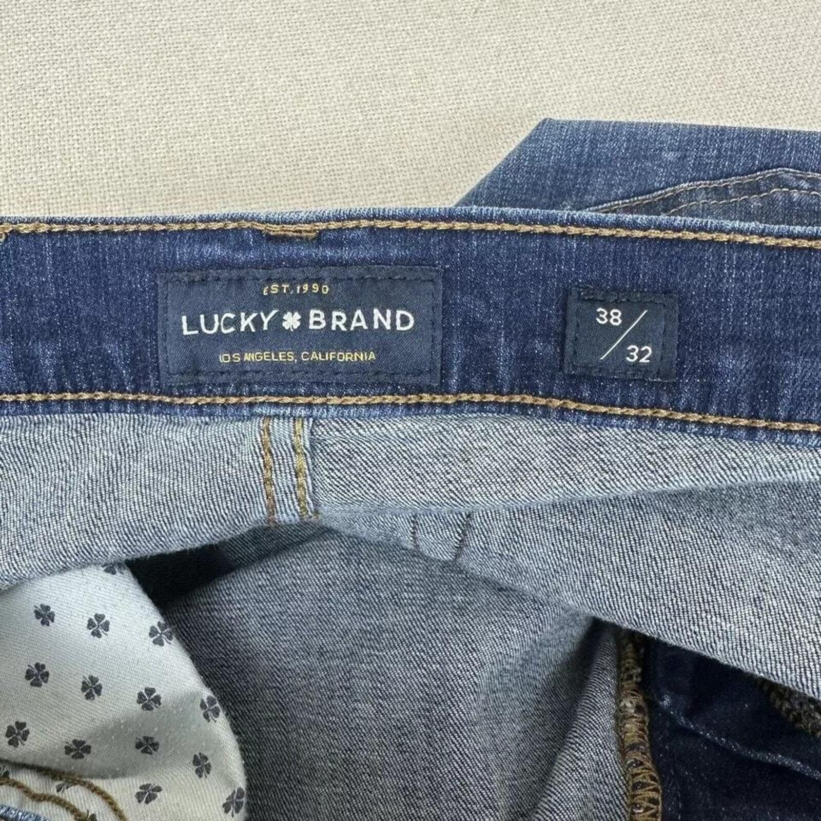 Lucky Brand Lucky Brand, 221 Straight Leg, Men's Tag Size Actual 38 x 31 Size US 38 / EU 54 - 7 Thumbnail