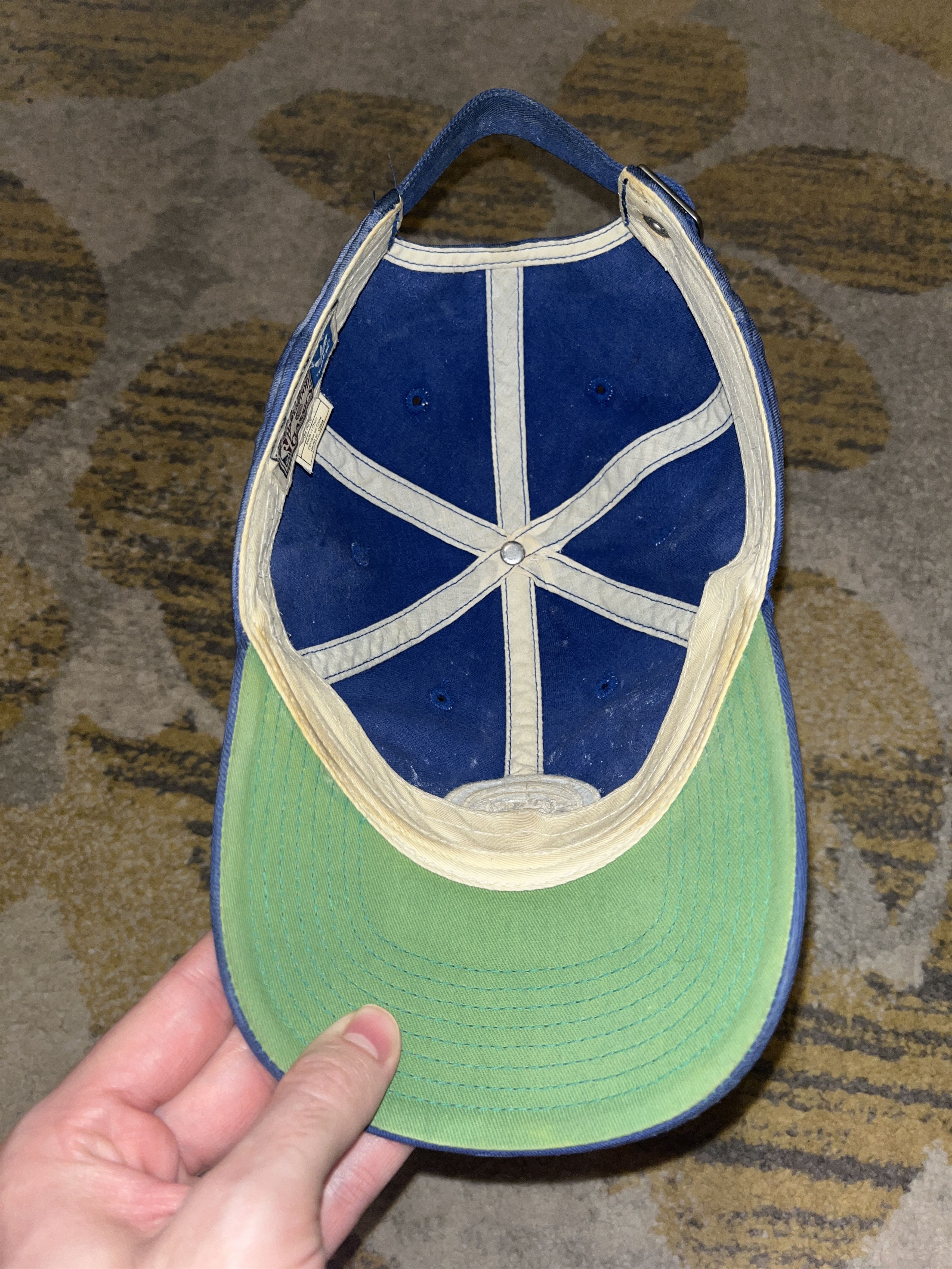 Adidas Vintage Blue Detroit Pistons Hat Adidas Hardwood Classics Size ONE SIZE - 5 Thumbnail