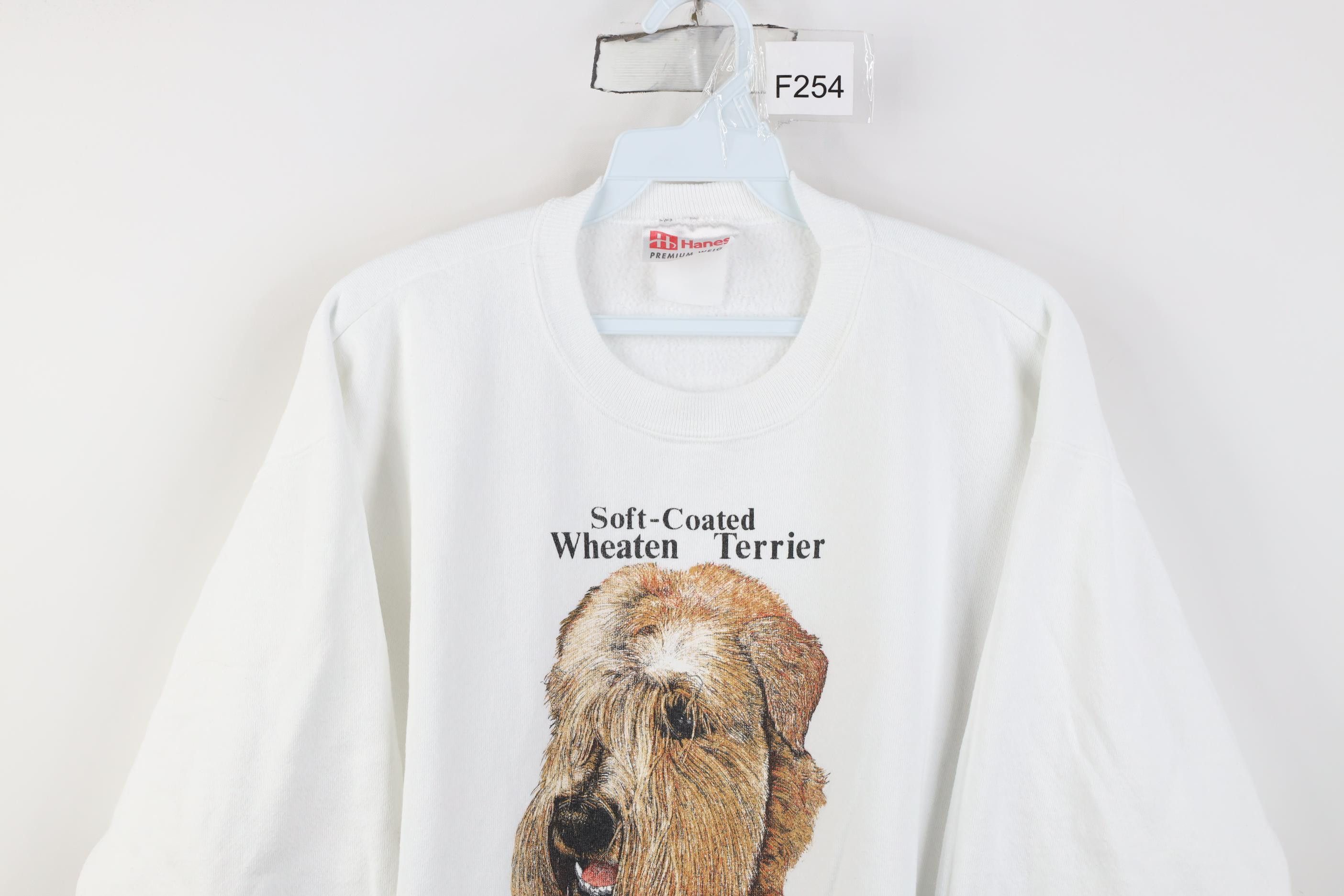 Vintage Vintage 90s Streetwear Soft Wheaten Terrier Dog Sweatshirt Size L / US 10 / IT 46 - 2 Thumbnail