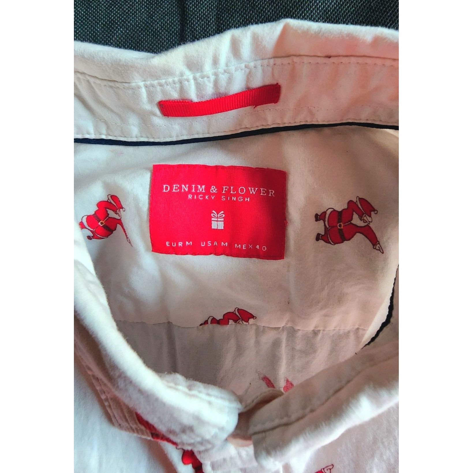 Other Mens Medium Button Down Shirt Dabbing Santa's Christmas Holi Size US M / EU 48-50 / 2 - 8 Thumbnail