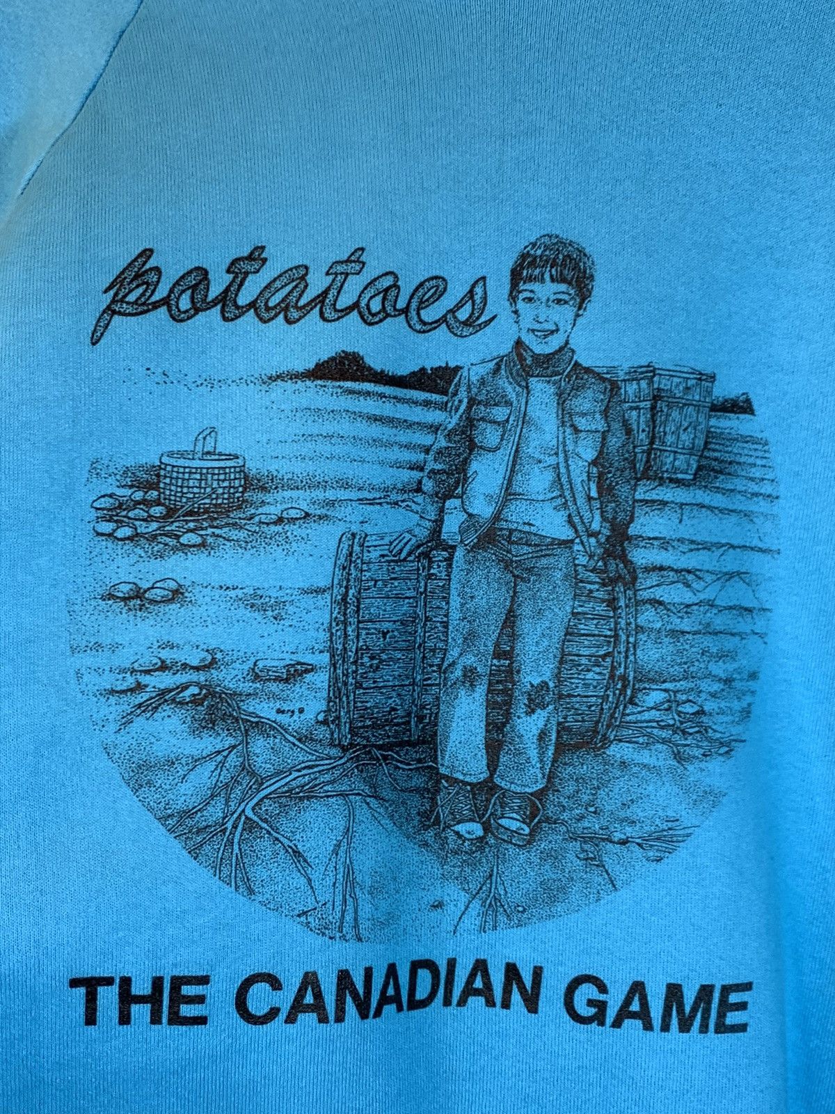 Vintage *RARE* Vintage Potatoes The Canadian Game Art Sweatshirt - L Size US L / EU 52-54 / 3 - 2 Thumbnail