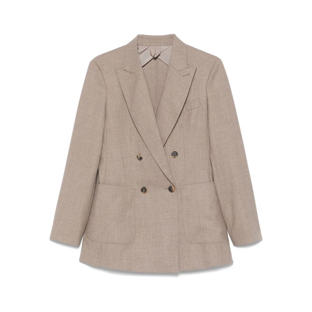Max Mara Max Mara NEUTRALS Jackets - Blazers Size M / US 6-8 / IT 42-44 - 1 Thumbnail