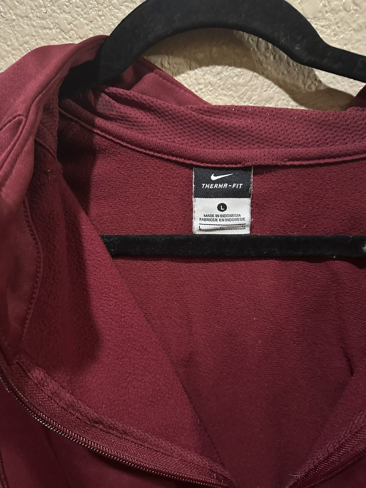 Nike Nike therma fit zip up with high school logo Size US L / EU 52-54 / 3 - 4 Thumbnail