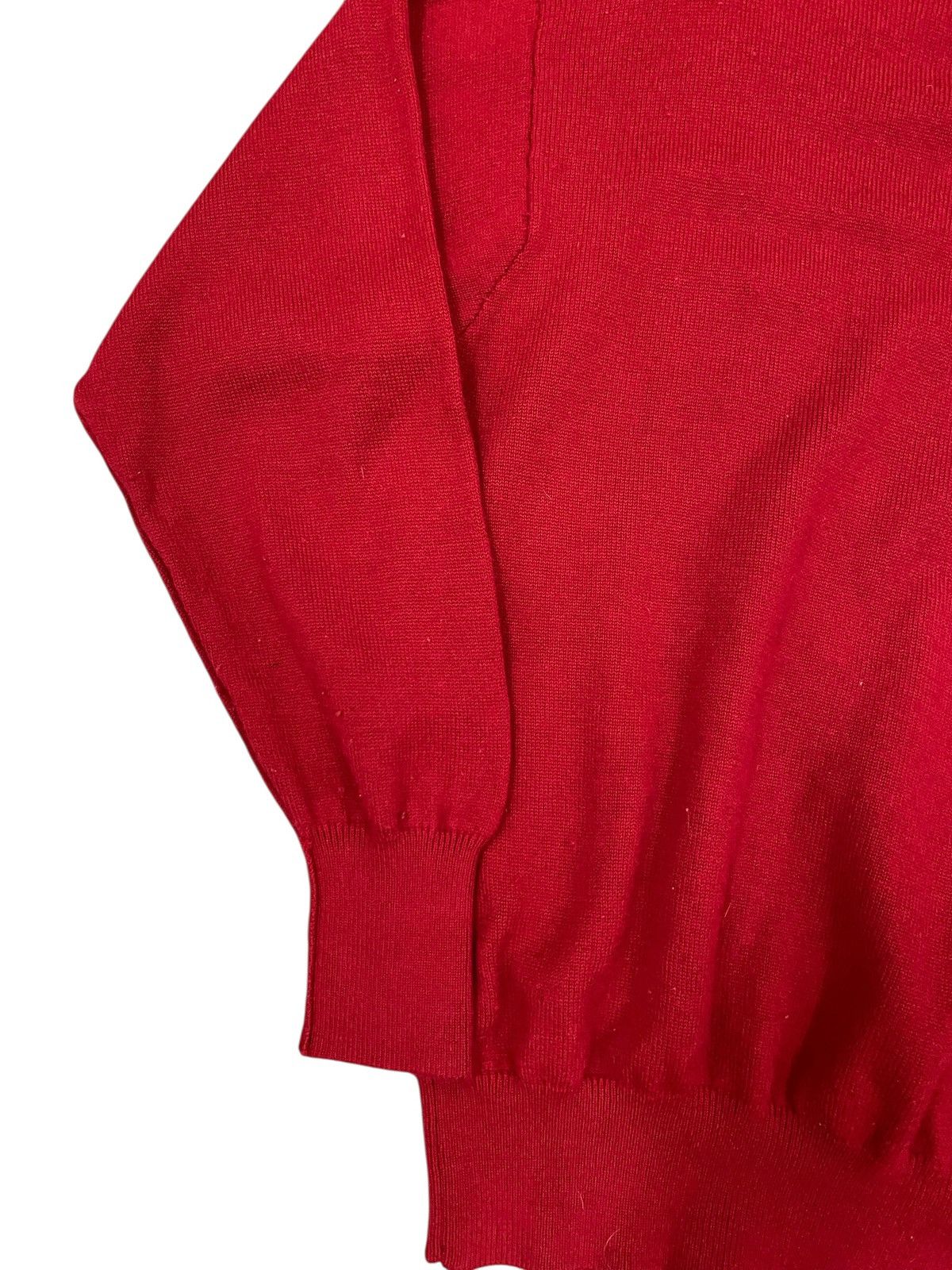 Yves Saint Laurent Vtg Yves Saint Laurent Pour Homme Knitwear Red Size US L / EU 52-54 / 3 - 6 Thumbnail
