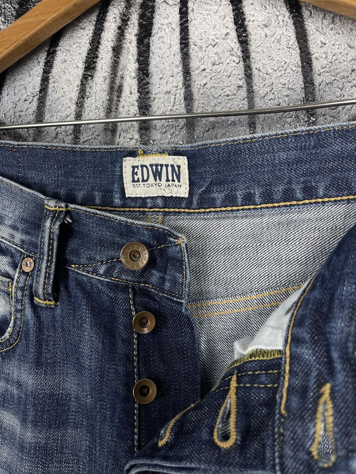 Edwin × Japanese Brand × Vintage Edwin ED-55 Relaxed Tapered Jeans Men’s Size 30/32 Size US 30 / EU 46 - 7 Thumbnail