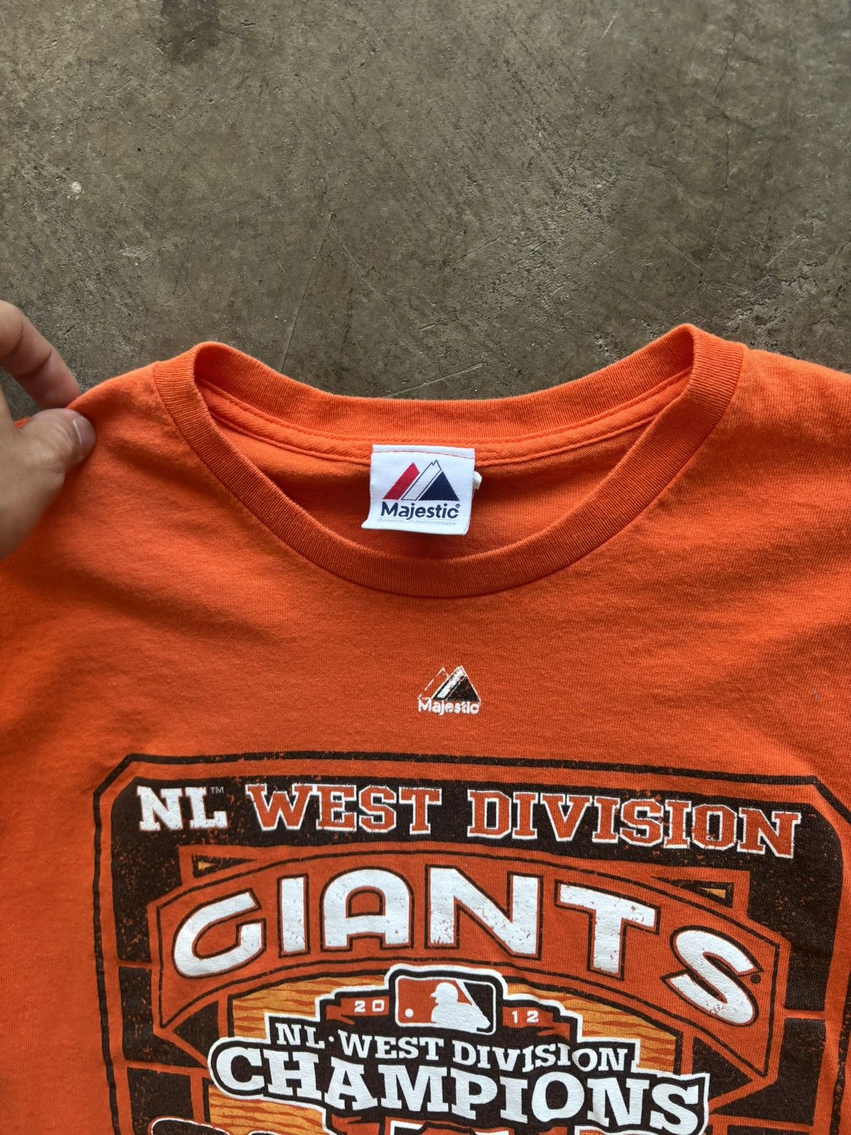 MLB Y2k San Francisco Giants NL West Champions Tee Shirt Size US L / EU 52-54 / 3 - 2 Thumbnail