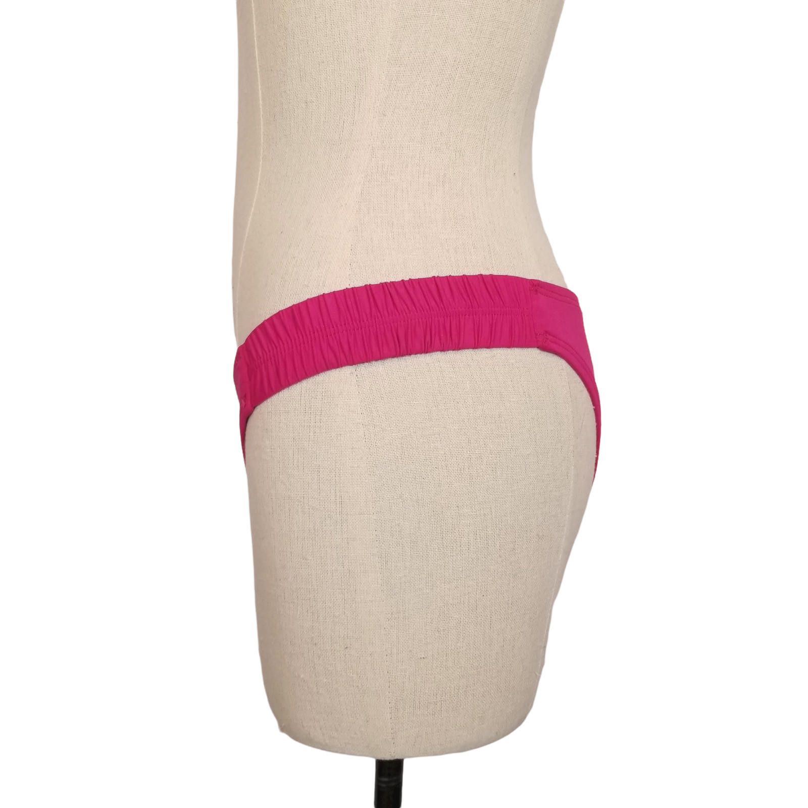Designer NWT L*Space Bikini Bottoms Fuchsia Pink Sz Medium Size ONE SIZE - 3 Thumbnail
