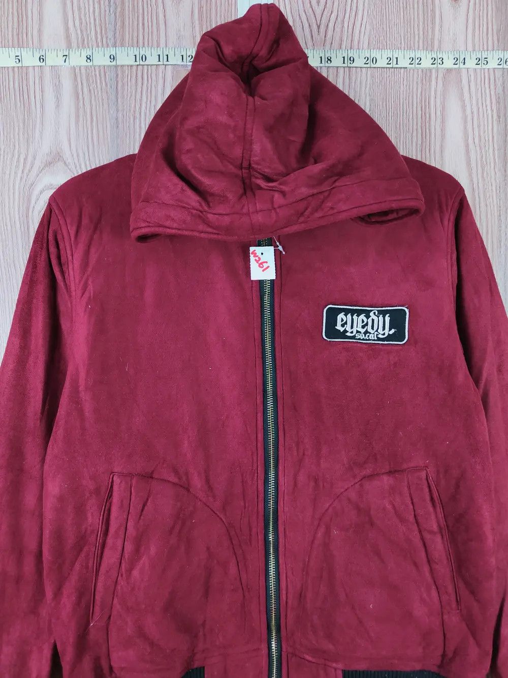 Japanese Brand DL Eyedy fuck skull Maroon Hoodie sweater Jackets #W261 Size US S / EU 44-46 / 1 - 10 Thumbnail