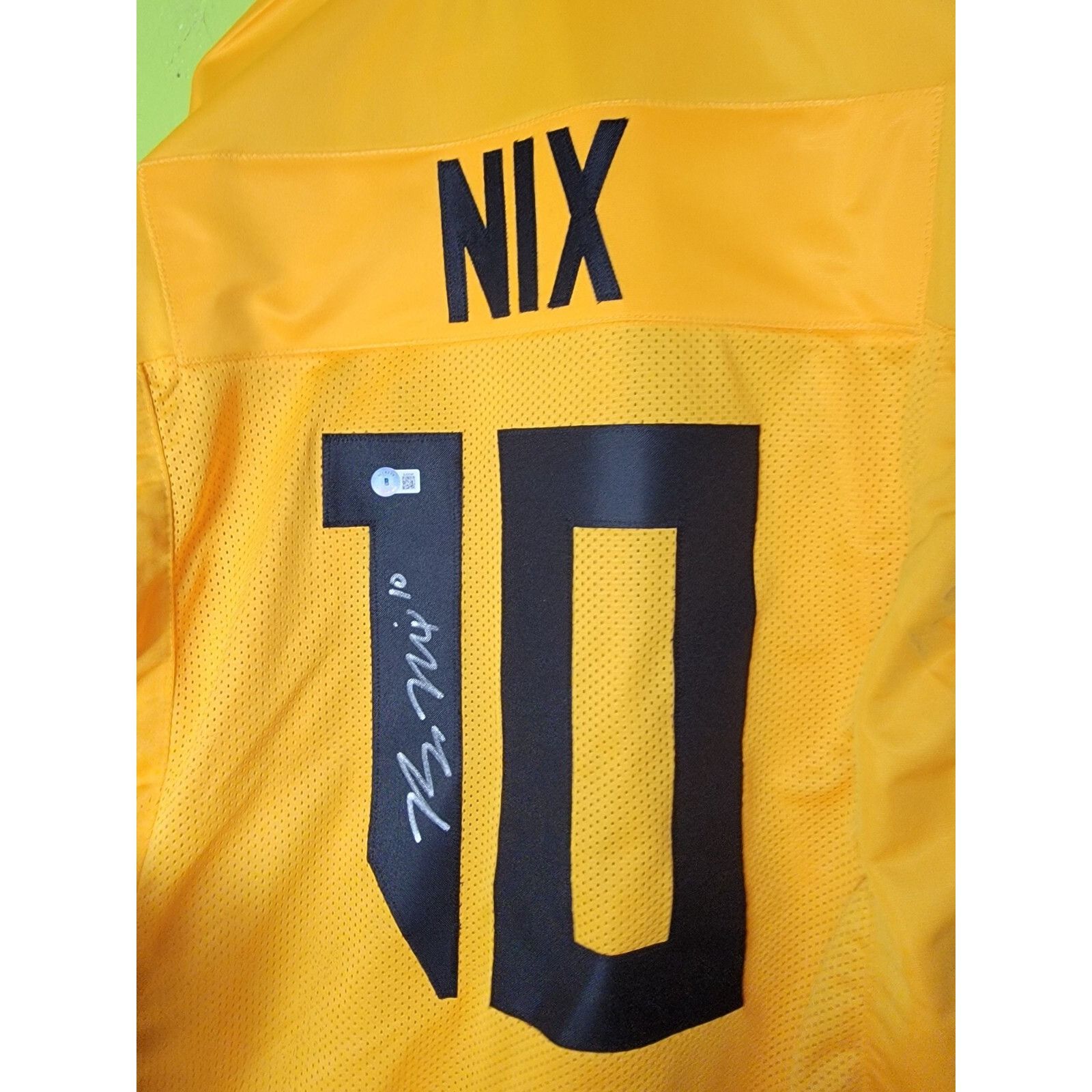 NCAA Bo Nix Autographed Signed Football Jersey Beckett Authentica Size US XL / EU 56 / 4 - 4 Thumbnail