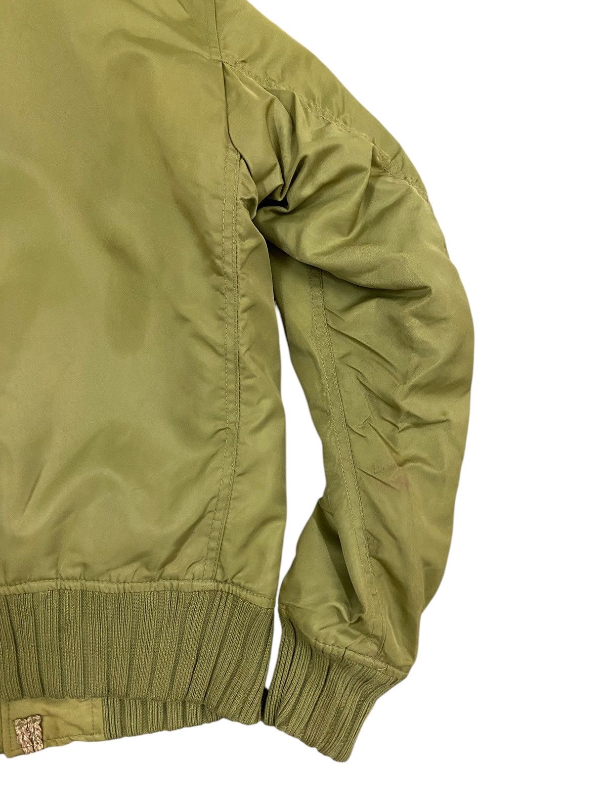 Avirex Avirex Bomber Jacket Olive Green with Faux Fur Collar Size US S / EU 44-46 / 1 - 6 Thumbnail