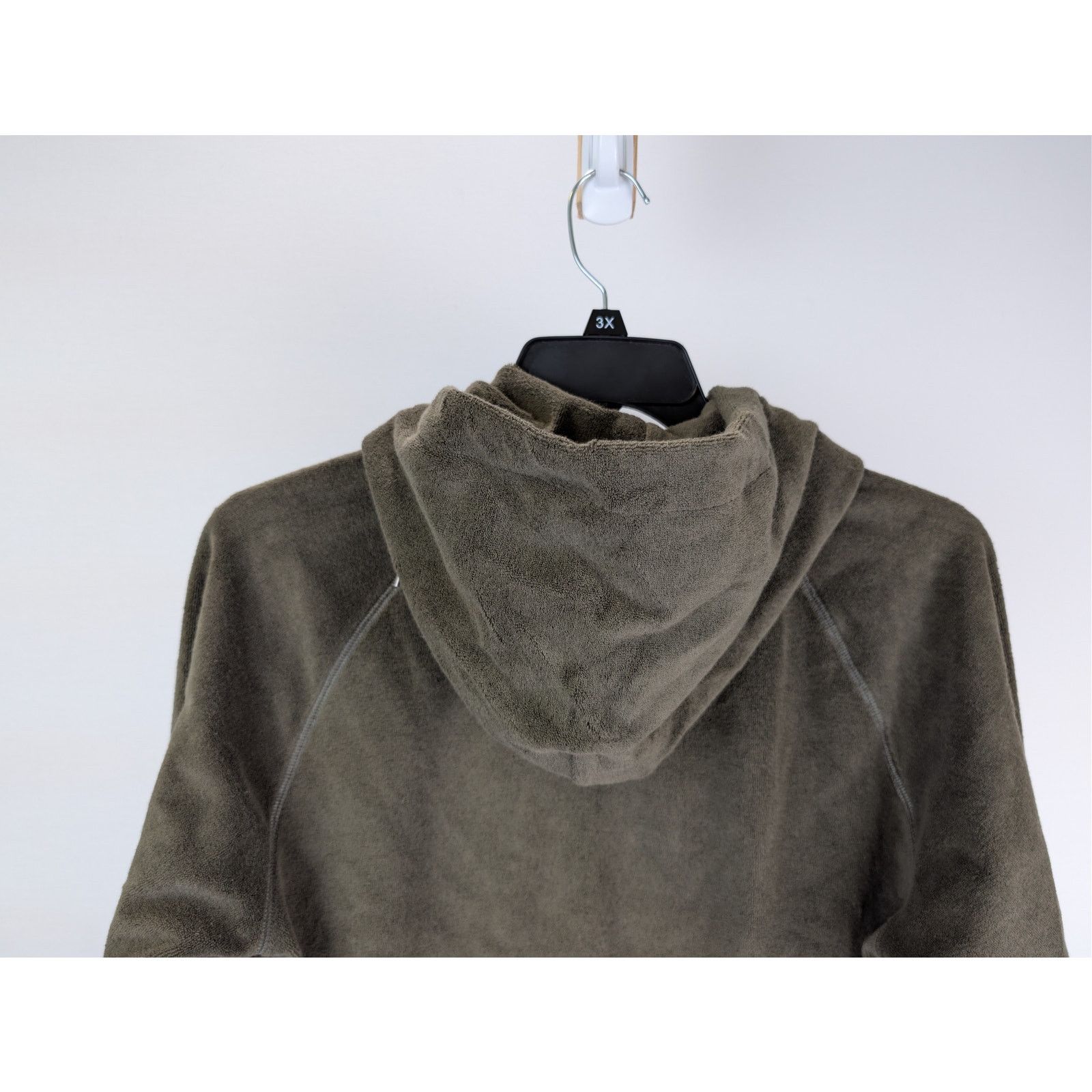 Tom Ford o1rshd1 CC20 Towelling cotton hoodie in green Size US M / EU 48-50 / 2 - 12 Thumbnail