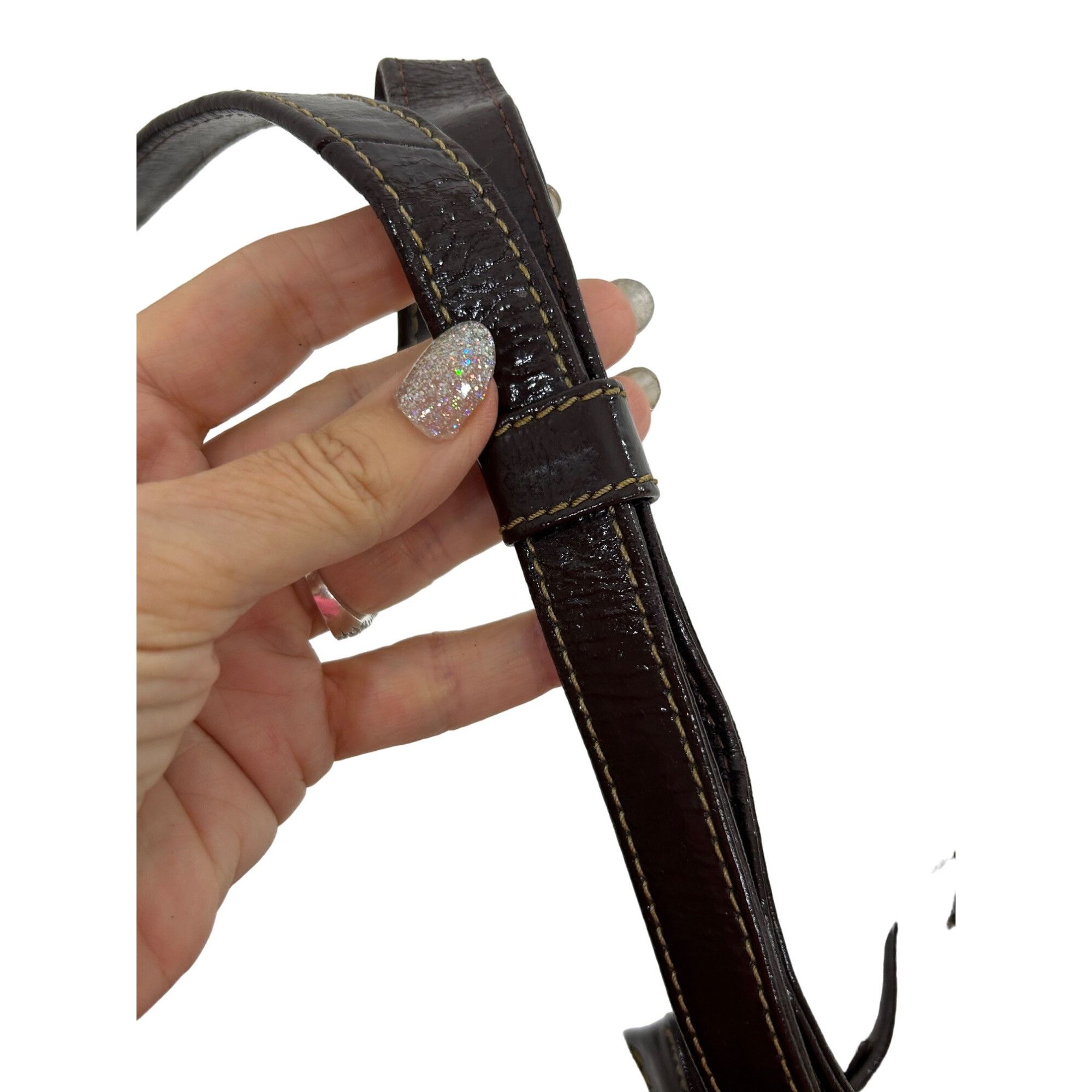 Other Americana By Sharif Vintage Crossbody Purse Pink Brown Strap Size ONE SIZE - 20 Thumbnail