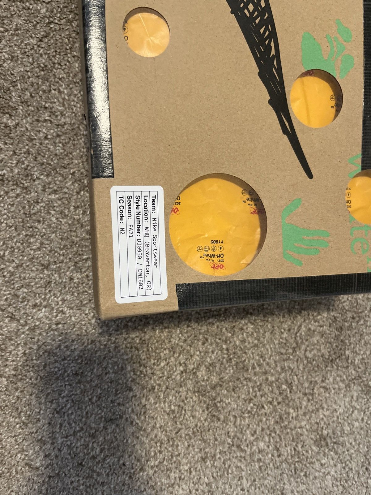 Nike × Off-White Nike x Off White Dunk Low Lot 02 Size US 10 / EU 43 - 2 Thumbnail