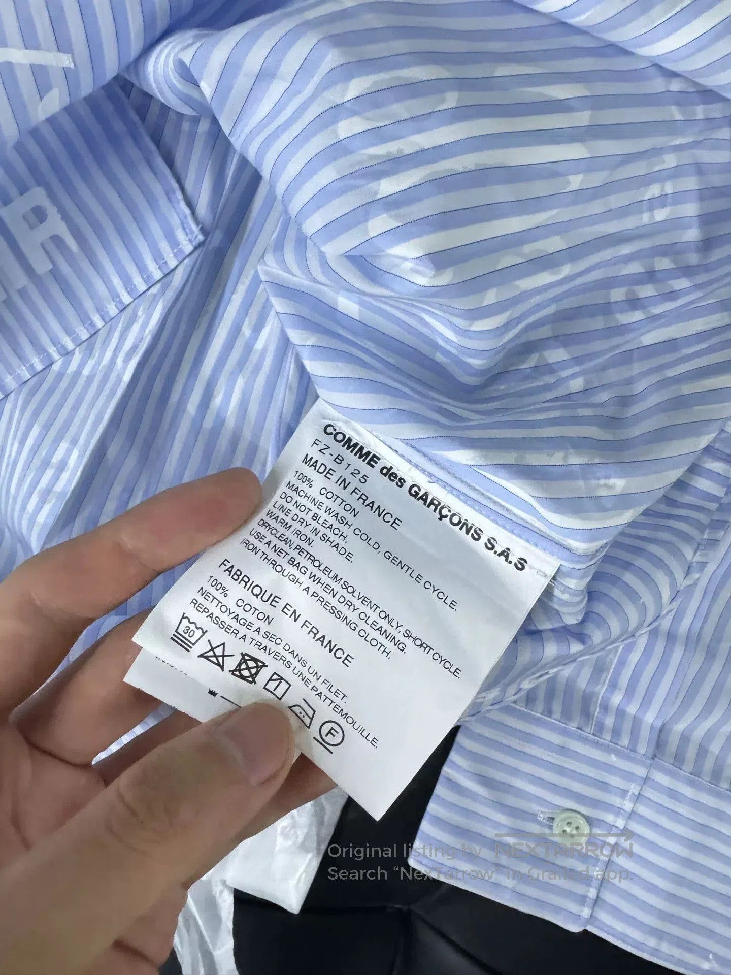 A$AP Nast A$AP NAST × CDG Limited Edition Shirt. Size XL / US 12-14 / IT 48-50 - 4 Thumbnail