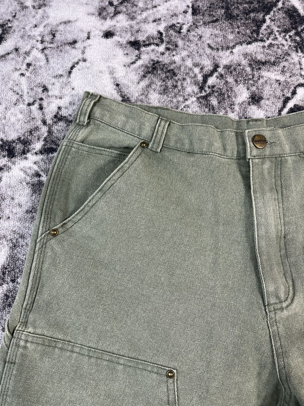 Carhartt Carhartt Green Work Pants Cargo Loose Fit W34 USA Size US 34 / EU 50 - 5 Thumbnail