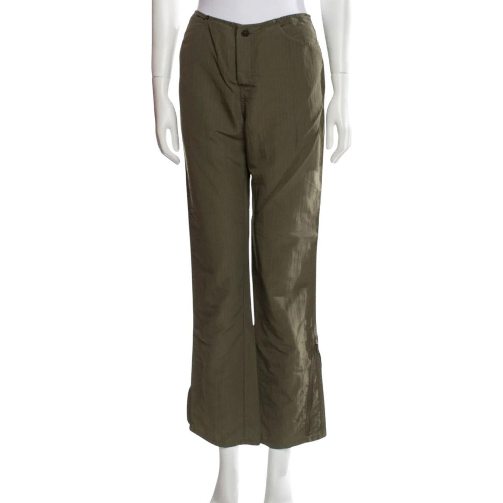 Anna Sui VTG Anna Sui utility straight leg pants with zipper detail Size 26" / US 2 / IT 38 - 1 Thumbnail