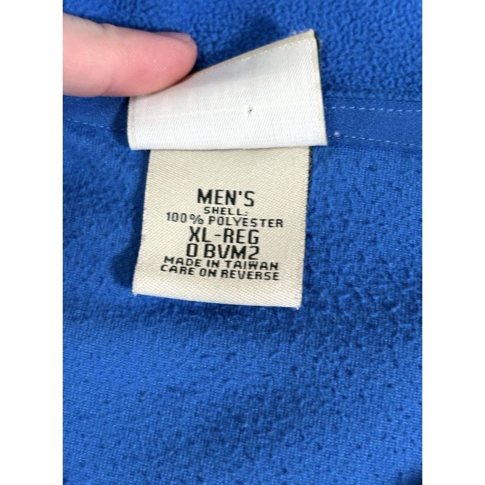 Vintage L.L. Bean Polar Fleece Pullover Quarter Zip Sweatshirt Blue Men XL Reg Size US XL / EU 56 / 4 - 3 Thumbnail