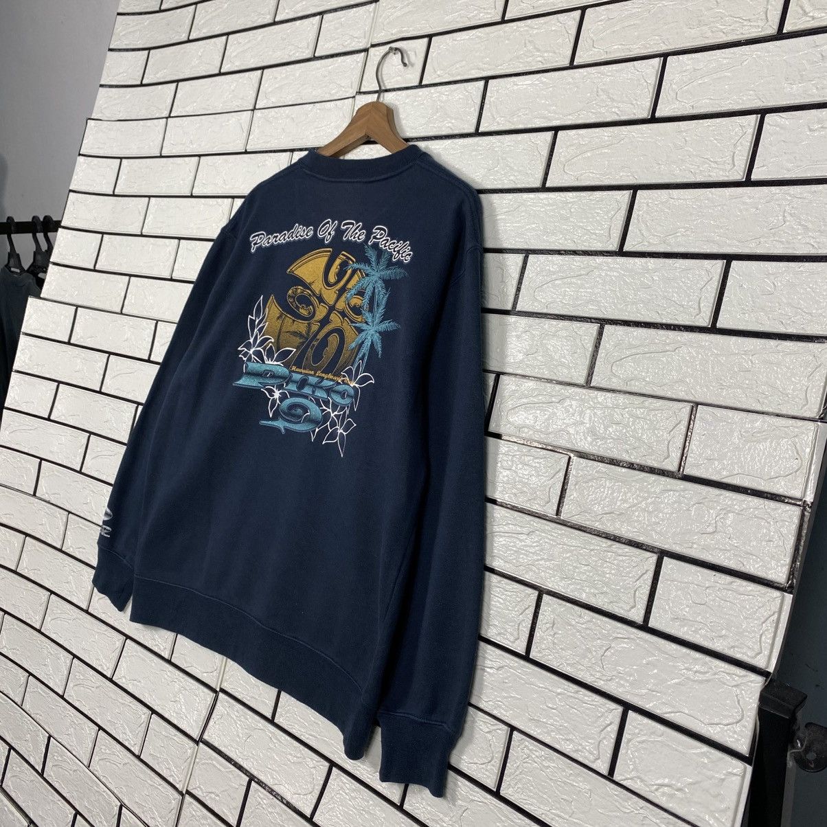 Japanese Brand Vintage Sweatshirt Hawaii Piko Big Logo Size US M / EU 48-50 / 2 - 11 Thumbnail