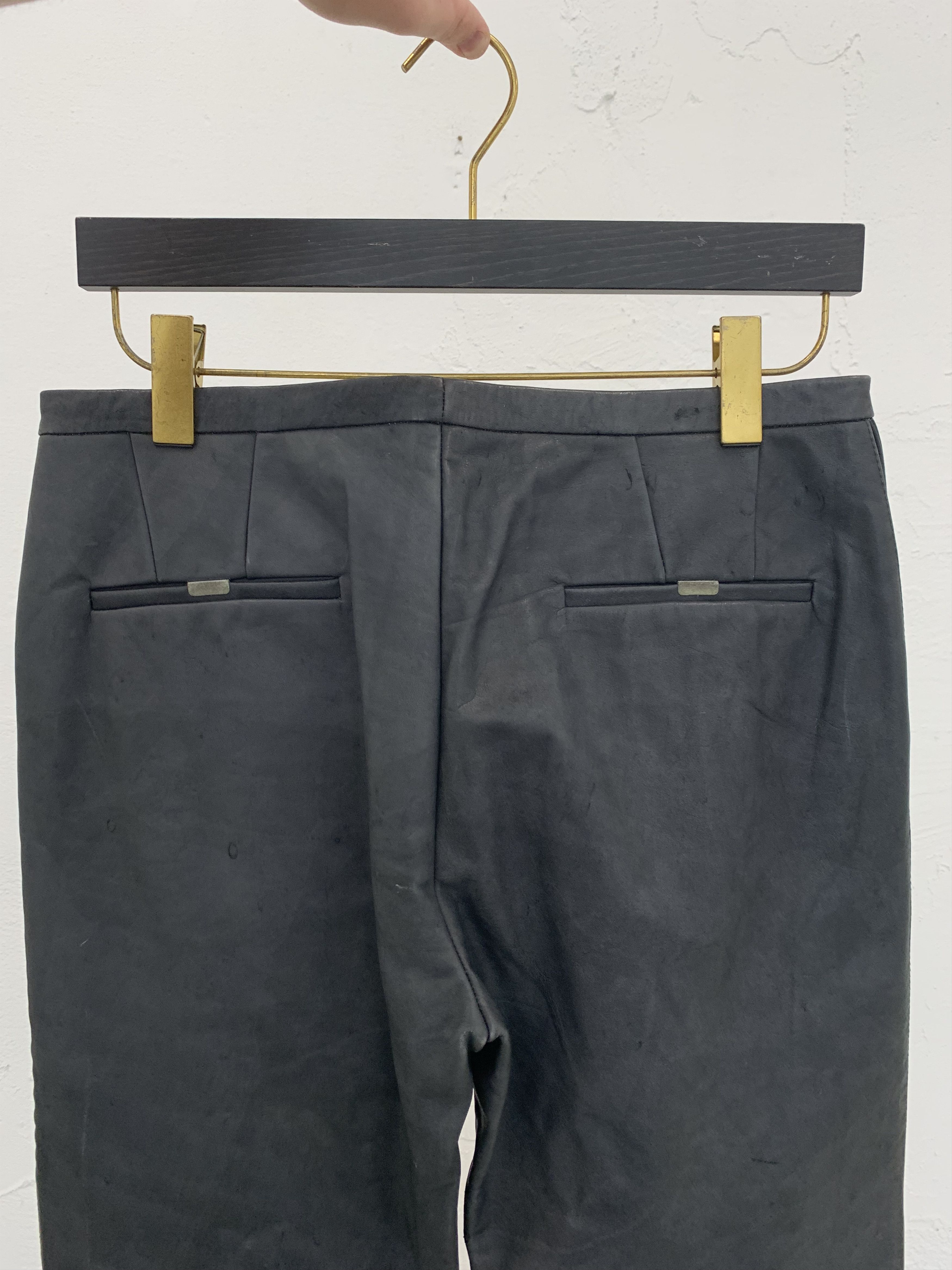 Carol Christian Poell SAMPLE CAROL CHRISTIAN POELL FALL 00 01 LEATHER PANTS Size US 34 / EU 50 - 7 Thumbnail