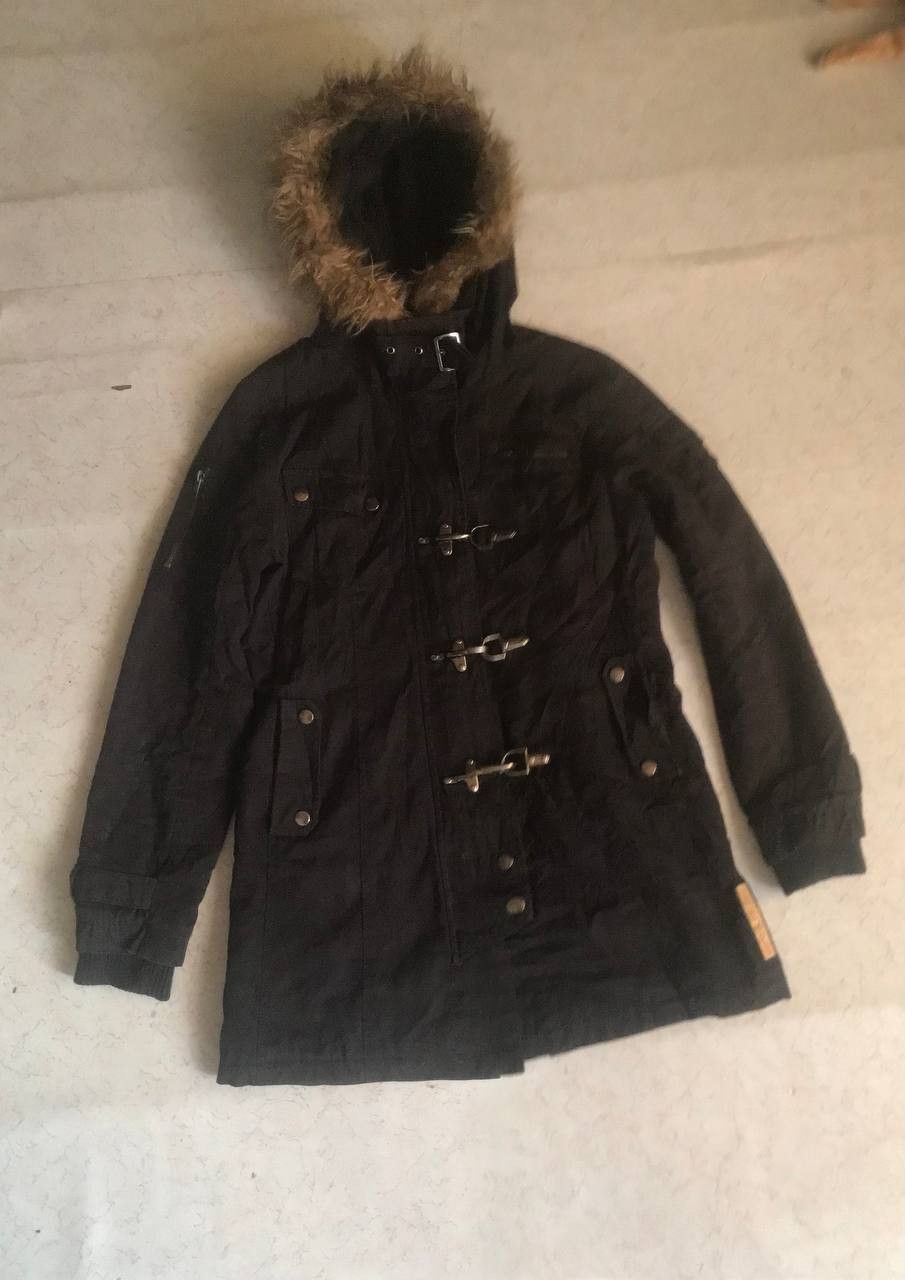 If Six Was Nine × Japanese Brand Liz Lisa Fur Parka Jacket Neck Belt L.G.B Inspire Size US S / EU 44-46 / 1 - 2 Thumbnail