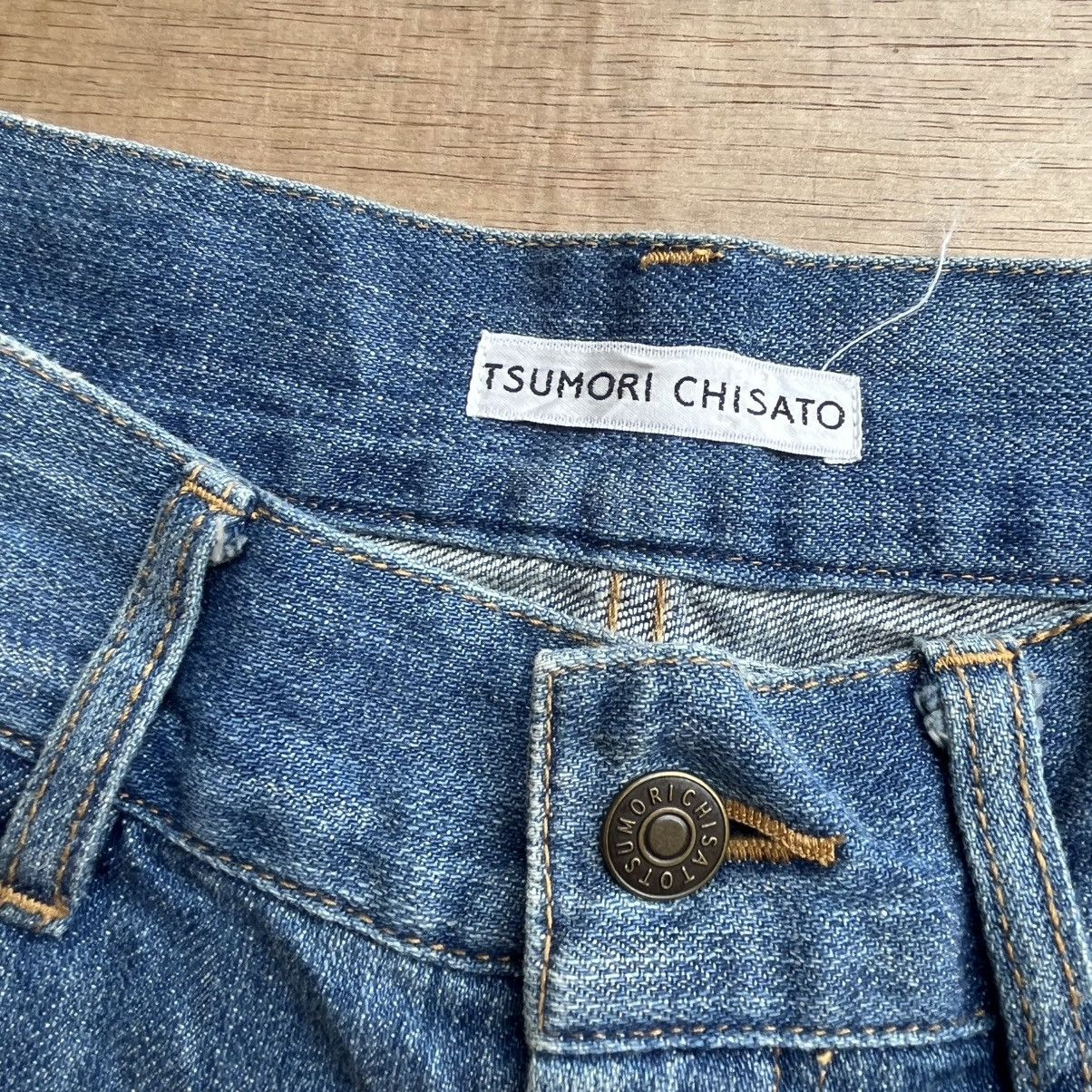 Issey Miyake × Japanese Brand × Tsumori Chisato TSUMORI CHISATO DENIM SHORT DROP CROTCH Size US 32 / EU 48 - 3 Thumbnail