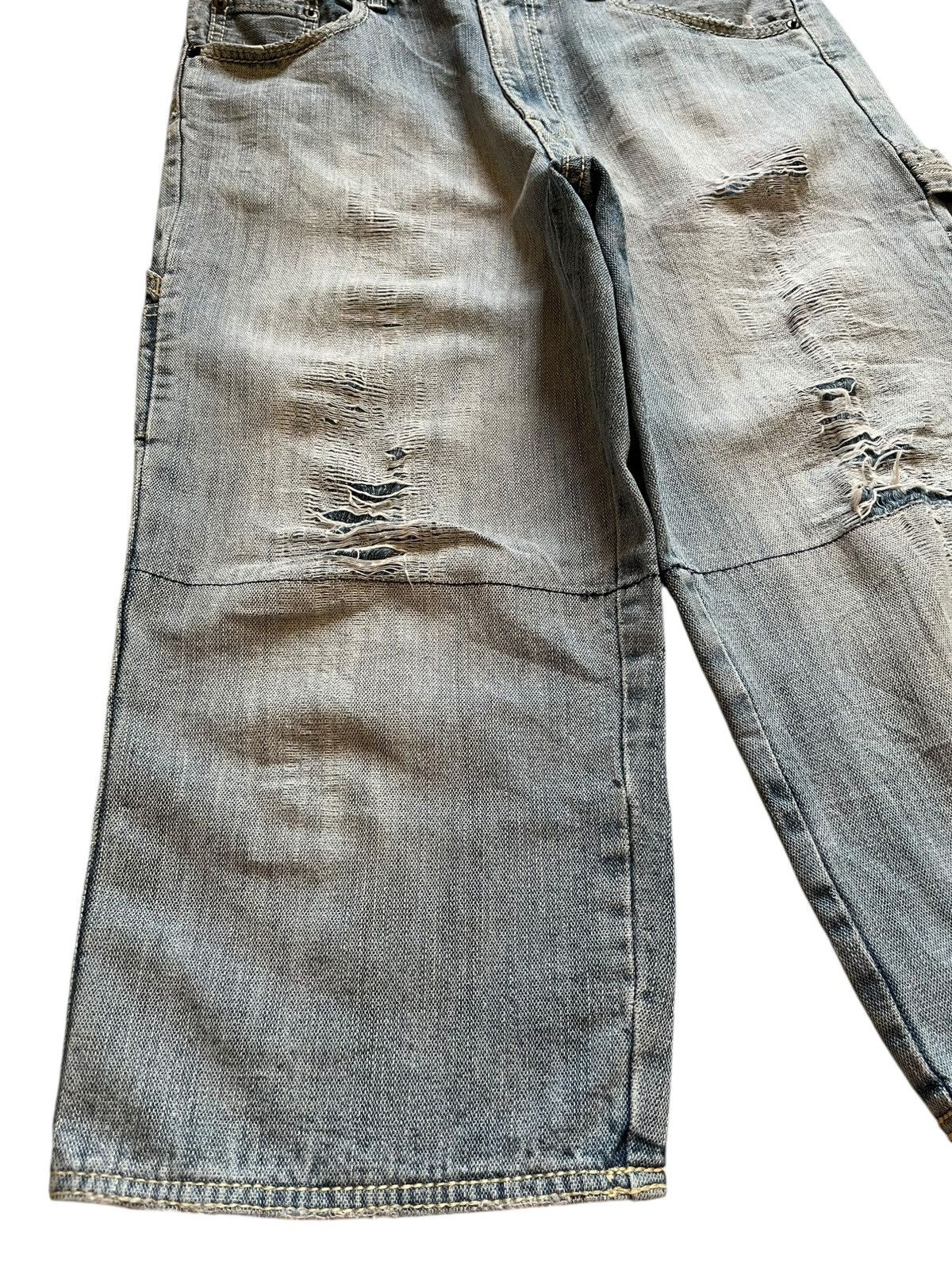 Japanese Brand Vintage Japanese Brand Baggy Carpenter Jean Shorts Size US 31 - 6 Thumbnail