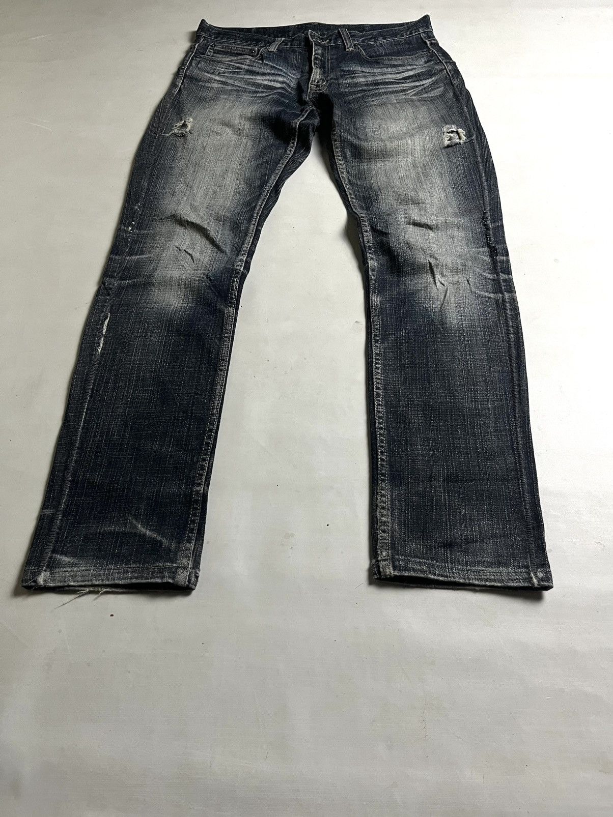 Tornado Mart 🚀ACC BINDING🚀2011 PPFM Fading Jeans Denim Size US 32 / EU 48 - 2 Thumbnail