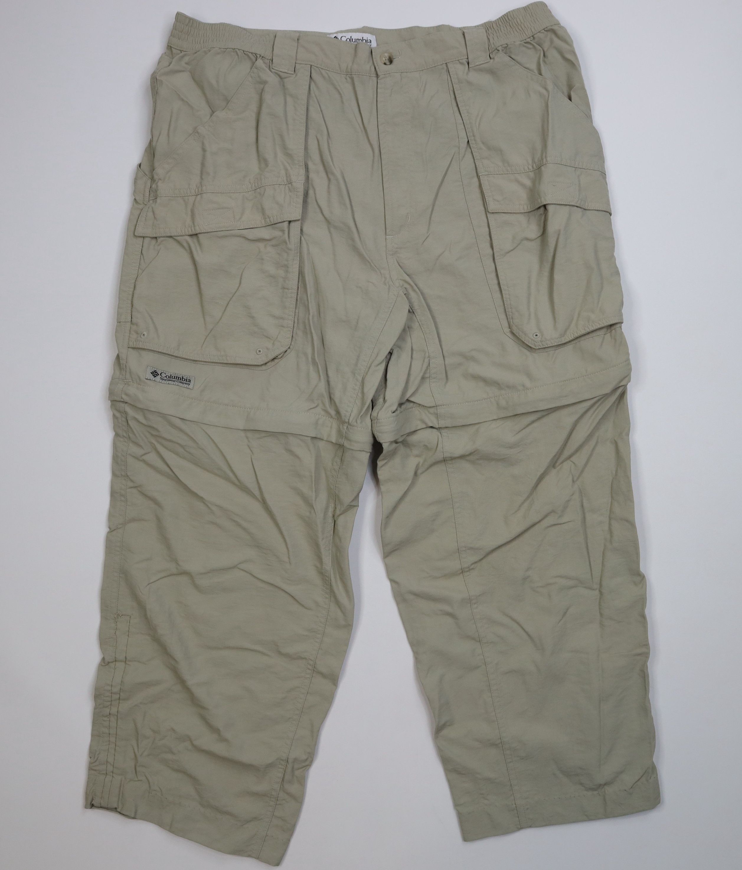 Columbia Vintage 90s Y2K Columbia Convertible Wide Leg Cargo Pants Size US 38 / EU 54 - 1 Thumbnail