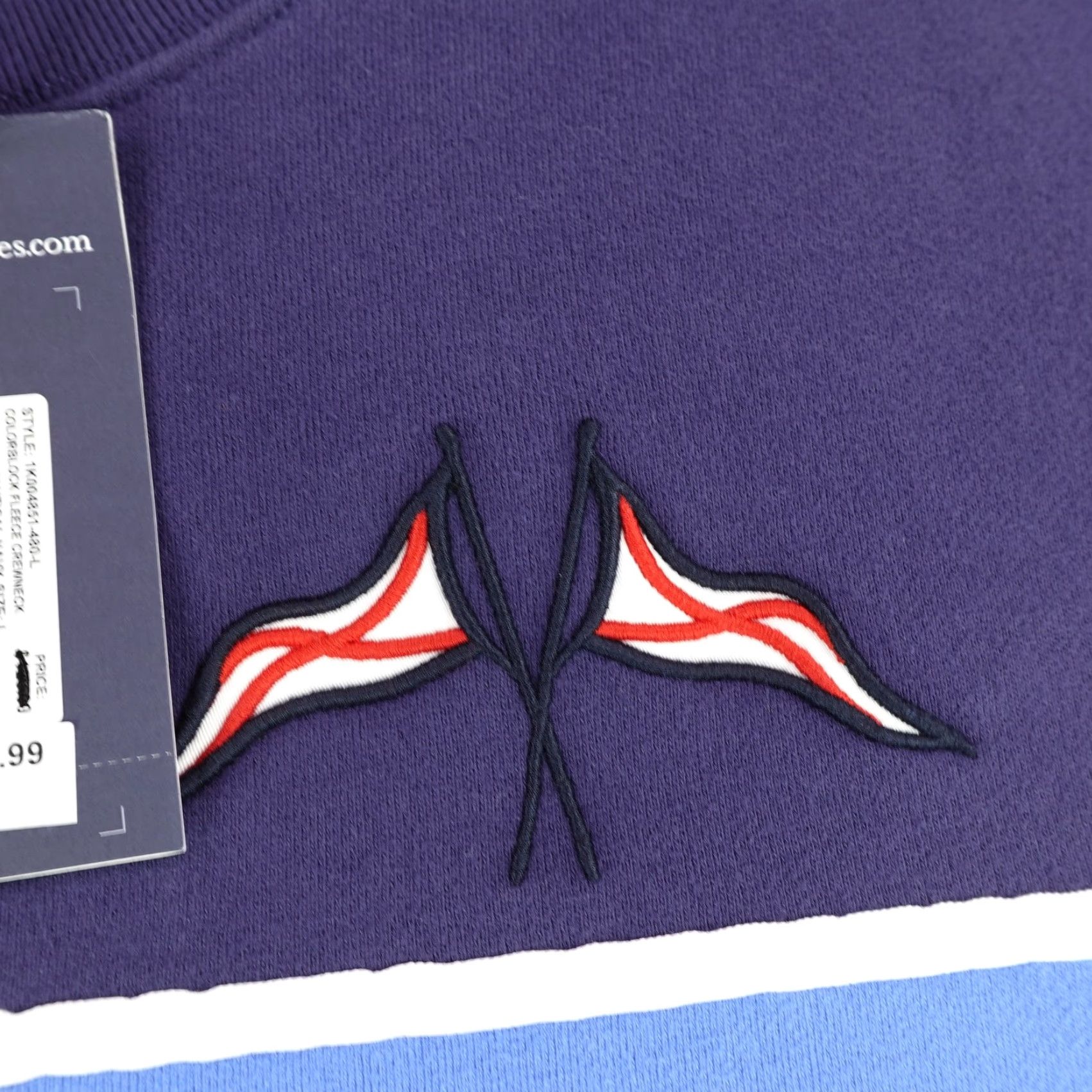 Vineyard Vines Vineyard Vines Sweater Mens Large Nautical Navy Colorblock Fleece Crewneck NEW Size US L / EU 52-54 / 3 - 3 Thumbnail