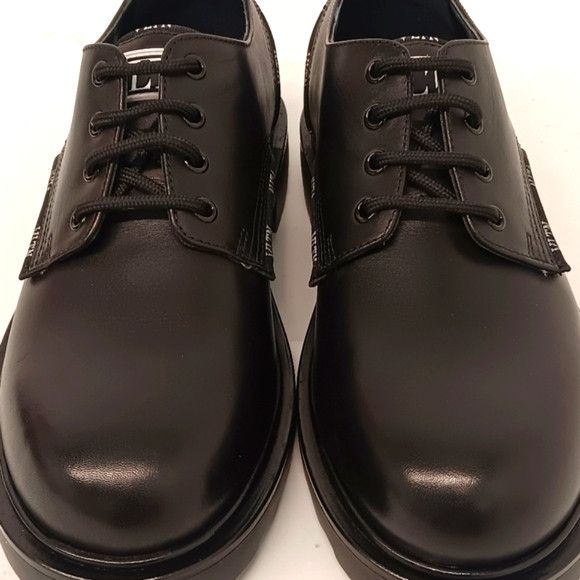 Valentino Valentino Garavani Men's VLTN Leather Derby Shoes - EU42/US9 Size US 9 / EU 42 - 9 Thumbnail