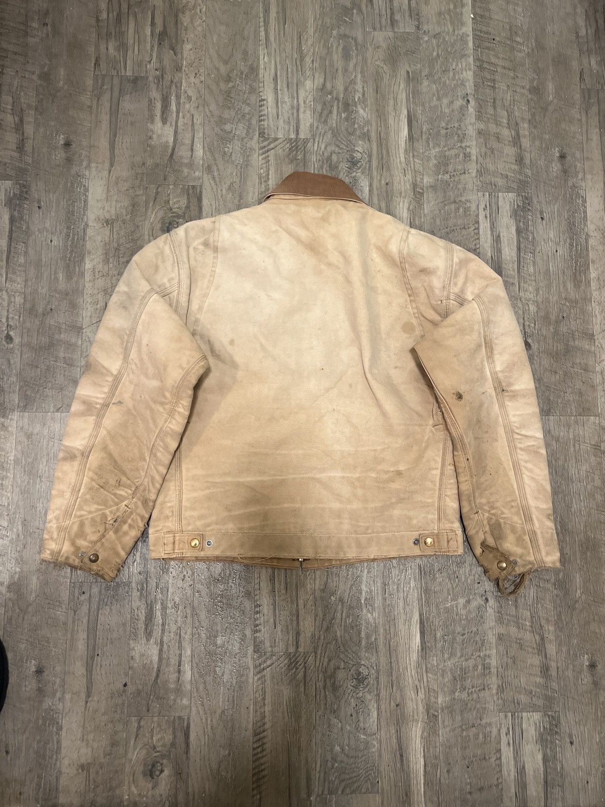 Carhartt × Vintage Thrashed 90’s Vintage Carhartt Detroit Jacket Size US S / EU 44-46 / 1 - 3 Thumbnail