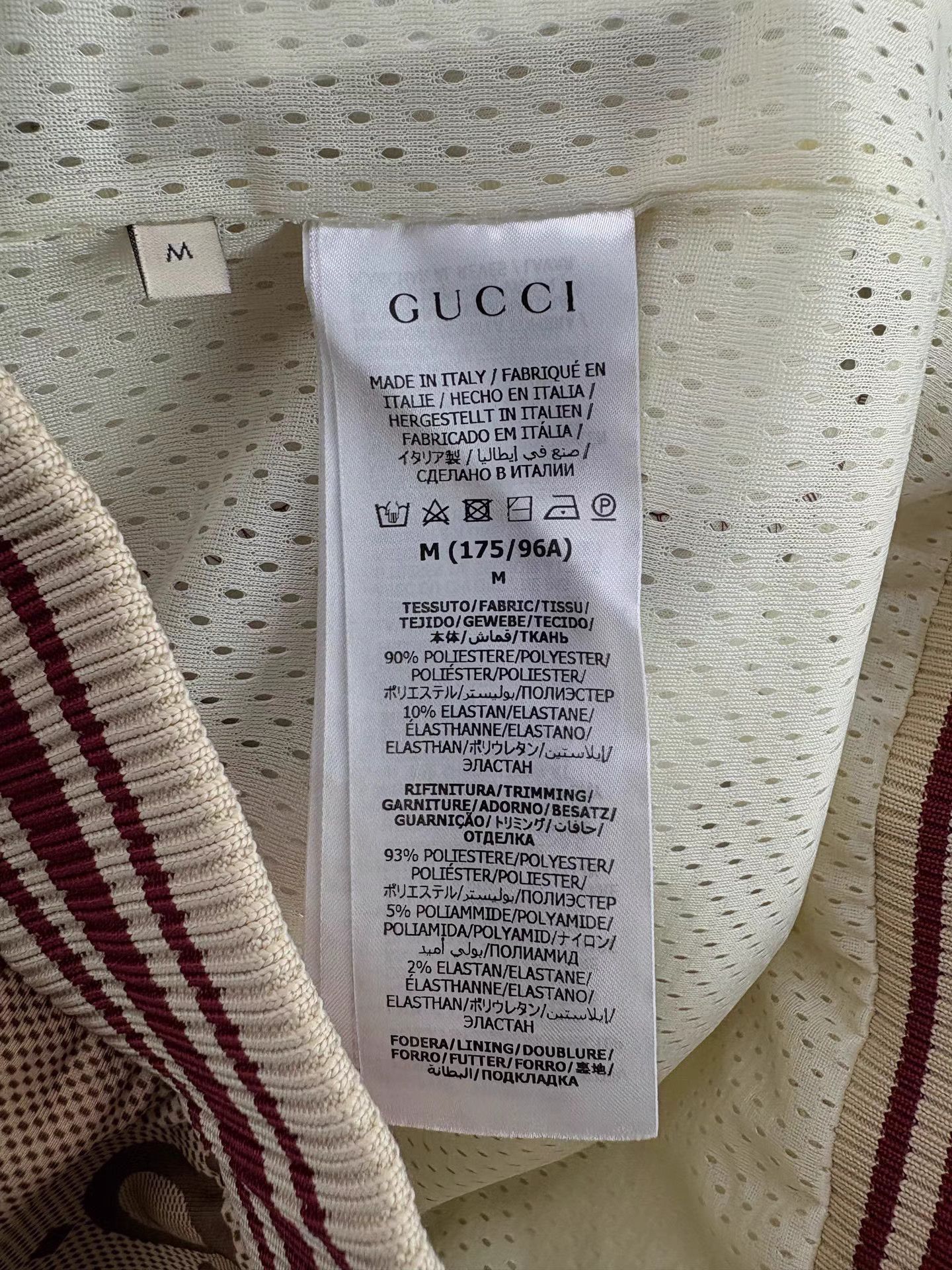 Gucci GUCCI All-Over Logo Color-Block Zip Jacket Size US M / EU 48-50 / 2 - 5 Thumbnail