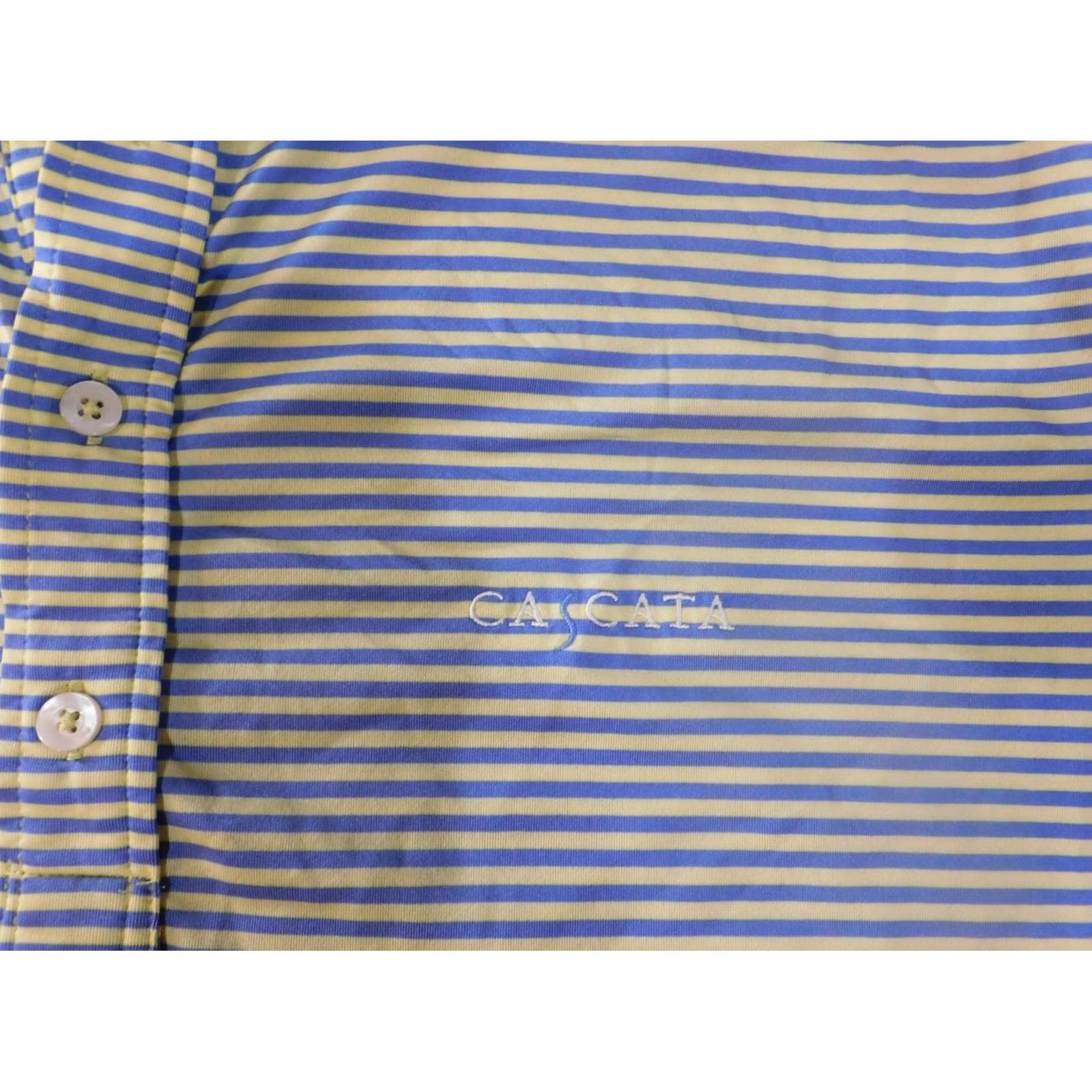 RLX Ralph Lauren RLX Ralph Lauren Polo Shirt M Mens Striped Blue Stretch Golf Performance Shirt Size US M / EU 48-50 / 2 - 4 Thumbnail